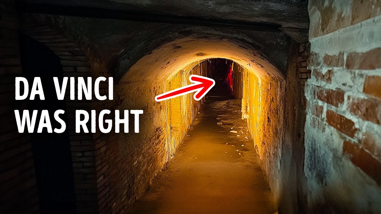 They Found Hidden Tunnels From Da Vinci’s Sketch