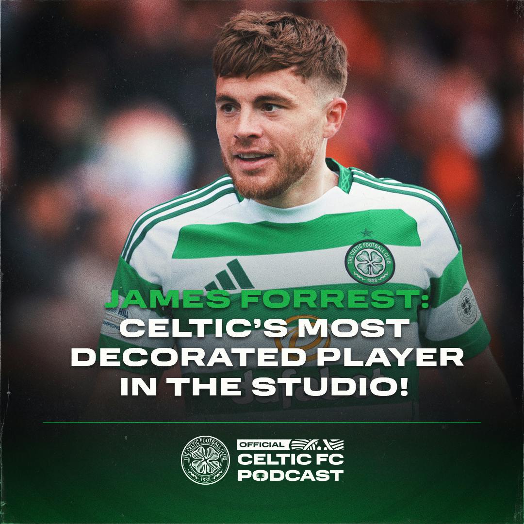 James Forrest: Celtic’s most decorated player in the studio! James Forrest: Celtic’s most decorated player in the studio!