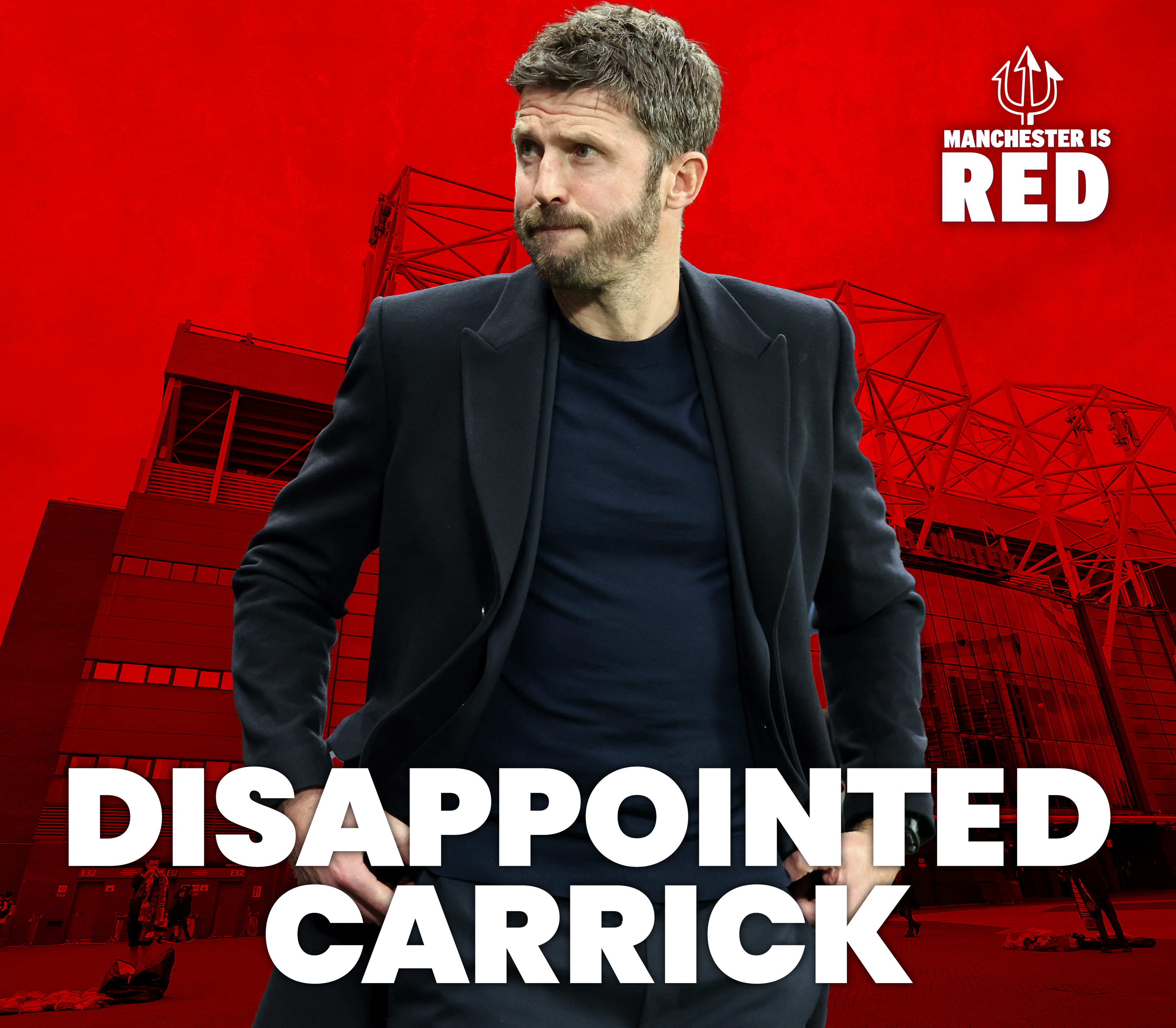 "Carrick looked like a DISAPPOINTED school teacher": reaction to United's 2-1 defeat to Newcastle