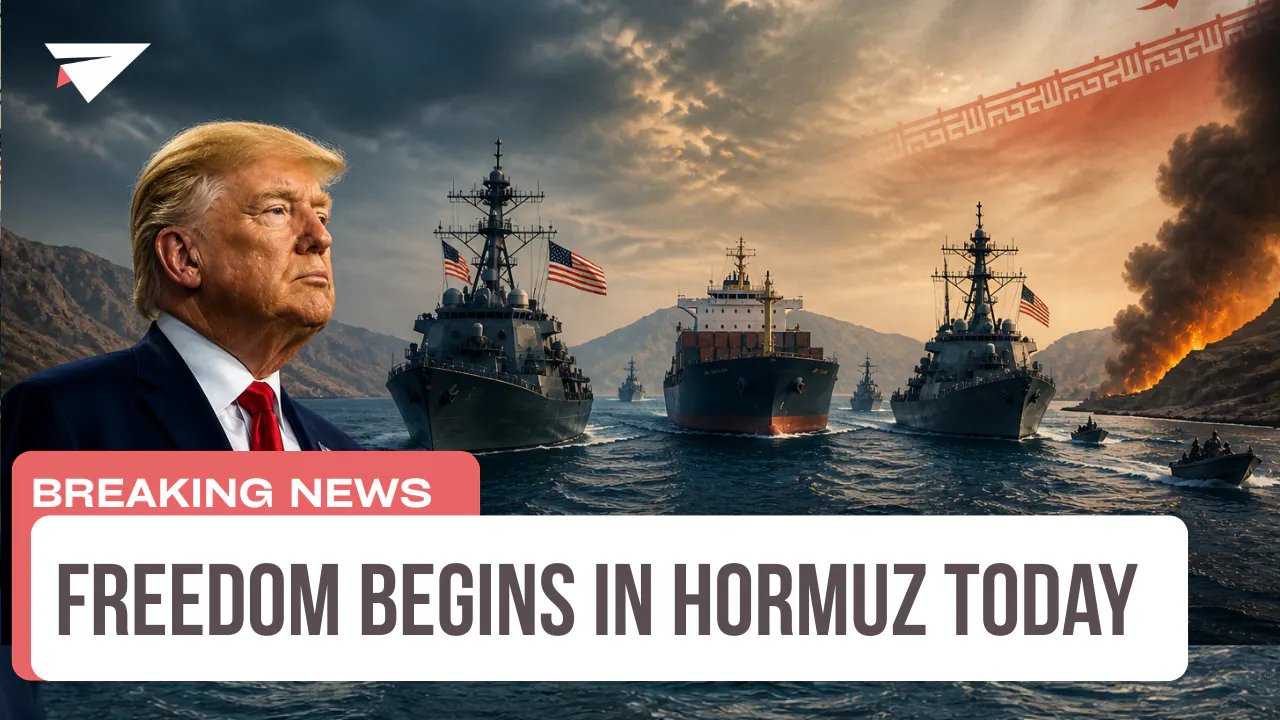 Freedom Begins in Hormuz Today, Breaking News