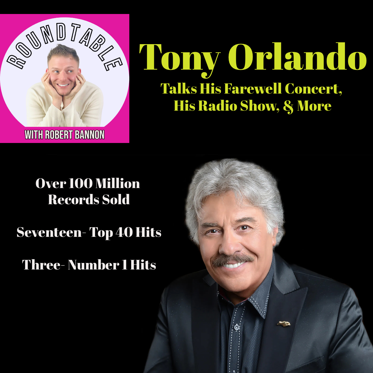 The Legendary Tony Orlando Is Here! We Are Talking His Epic Career!