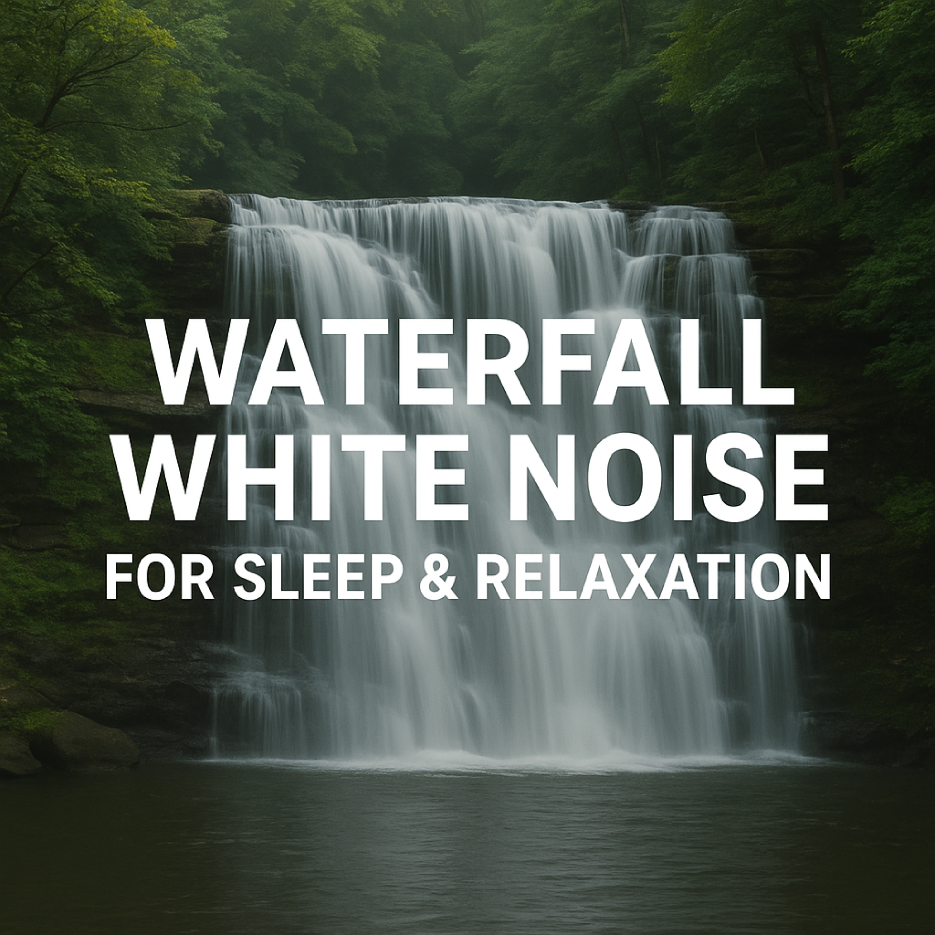 Waterfall White Noise for Sleep & Relaxation | Deep Sleep Aid
