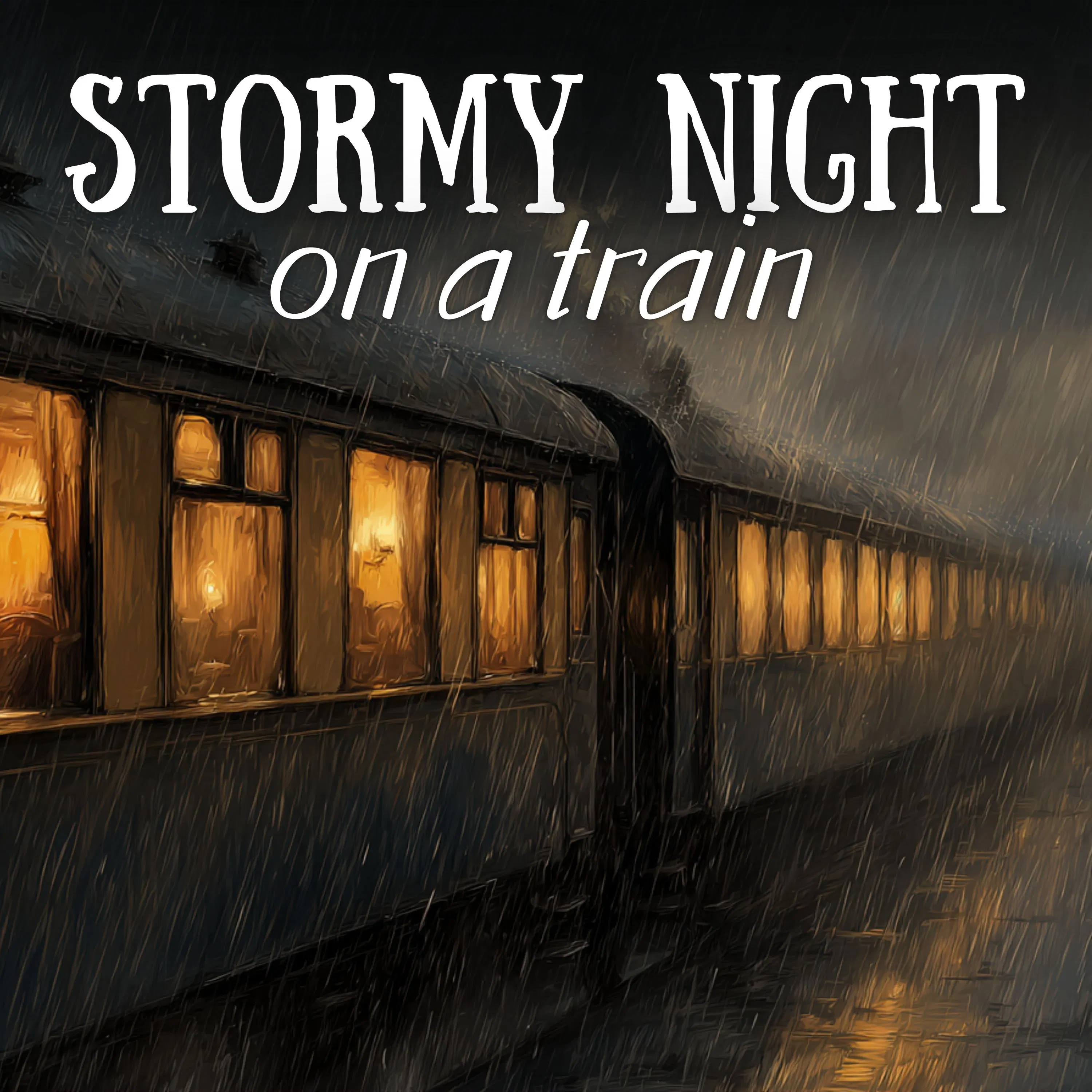 A Stormy Night on a Train | Sleep Story with Thunder and Rain Sounds episode artwork