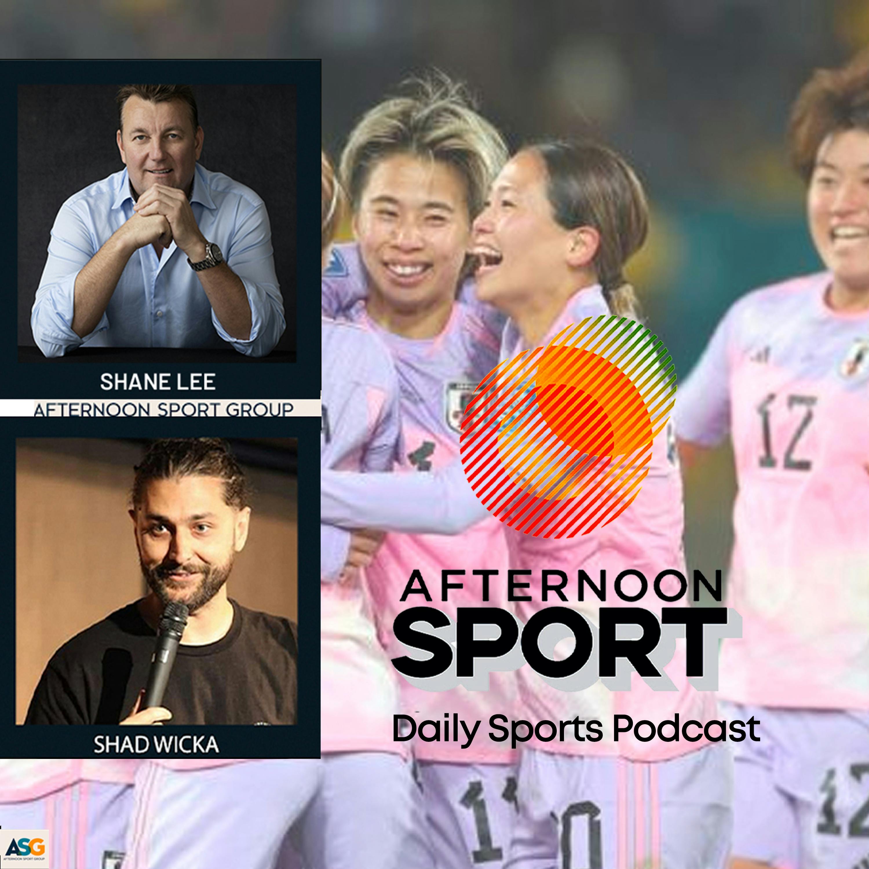 11th August Shane Lee & Shad Wicka: Women’s World Cup, Harry Kane offer from Bayern Munich, Surfer Ethan Ewing breaks back, Wallabies rebuild, AFL, NRL + more!