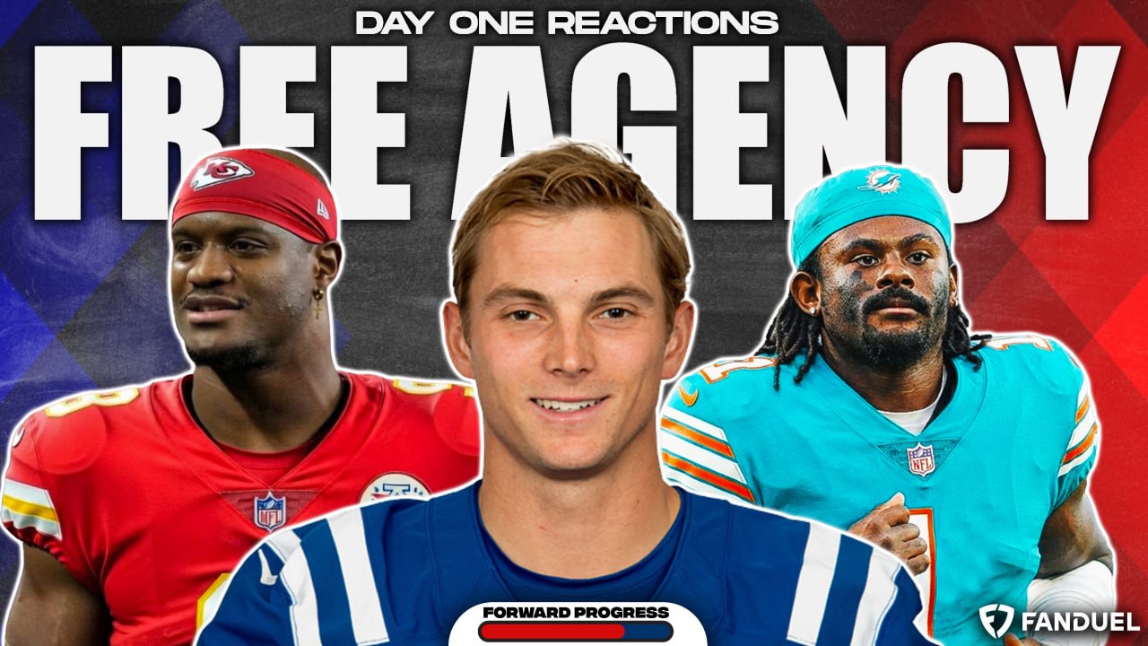 Reaction to an INSANE Day 1 of NFL Free Agency ft. George Tsilfidis & ClevTA | Presented by FanDuel