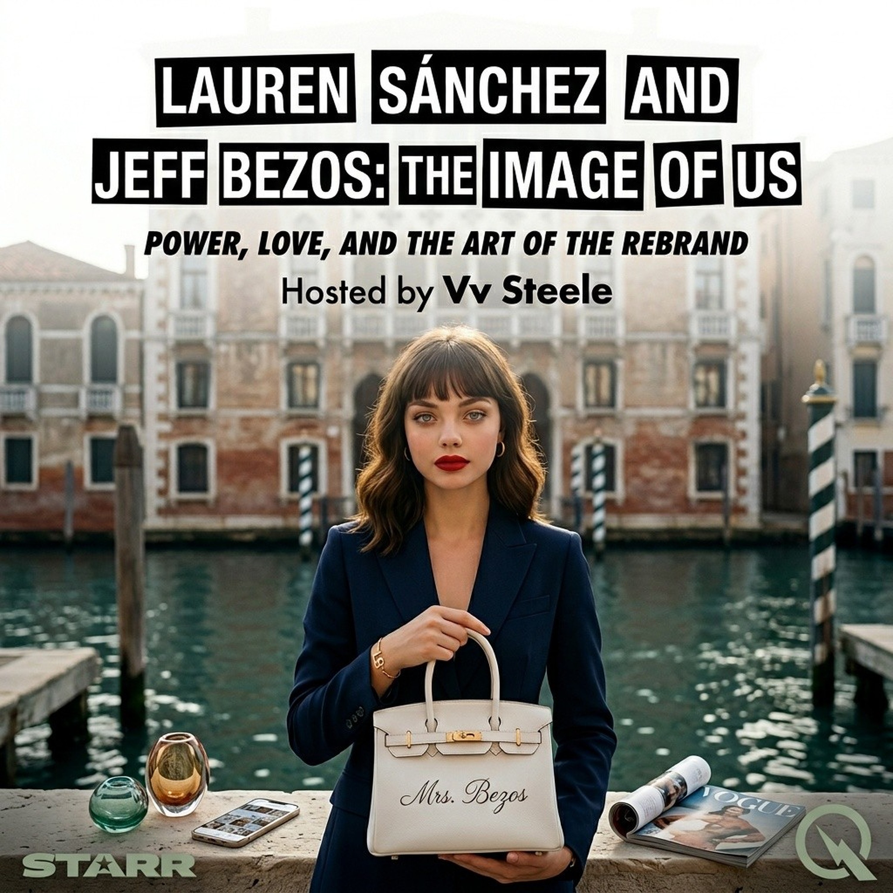 Lauren Sánchez and Jeff Bezos: The Image of Us podcast artwork