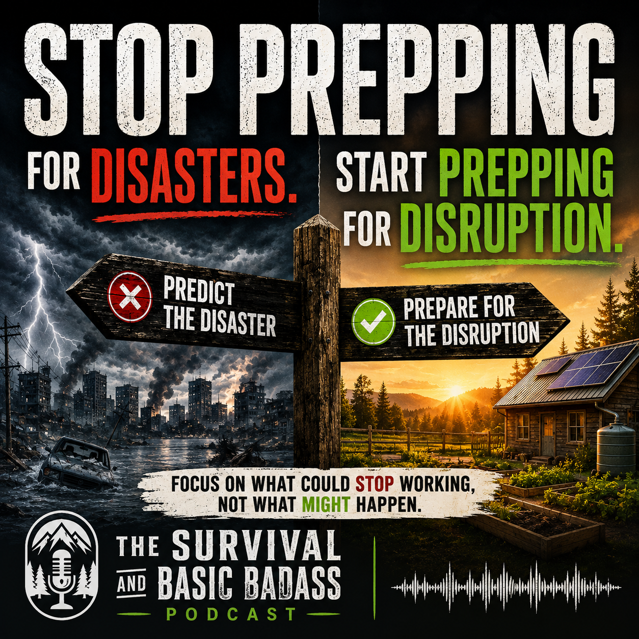 Stop Prepping for Disasters. Start Prepping for Disruption