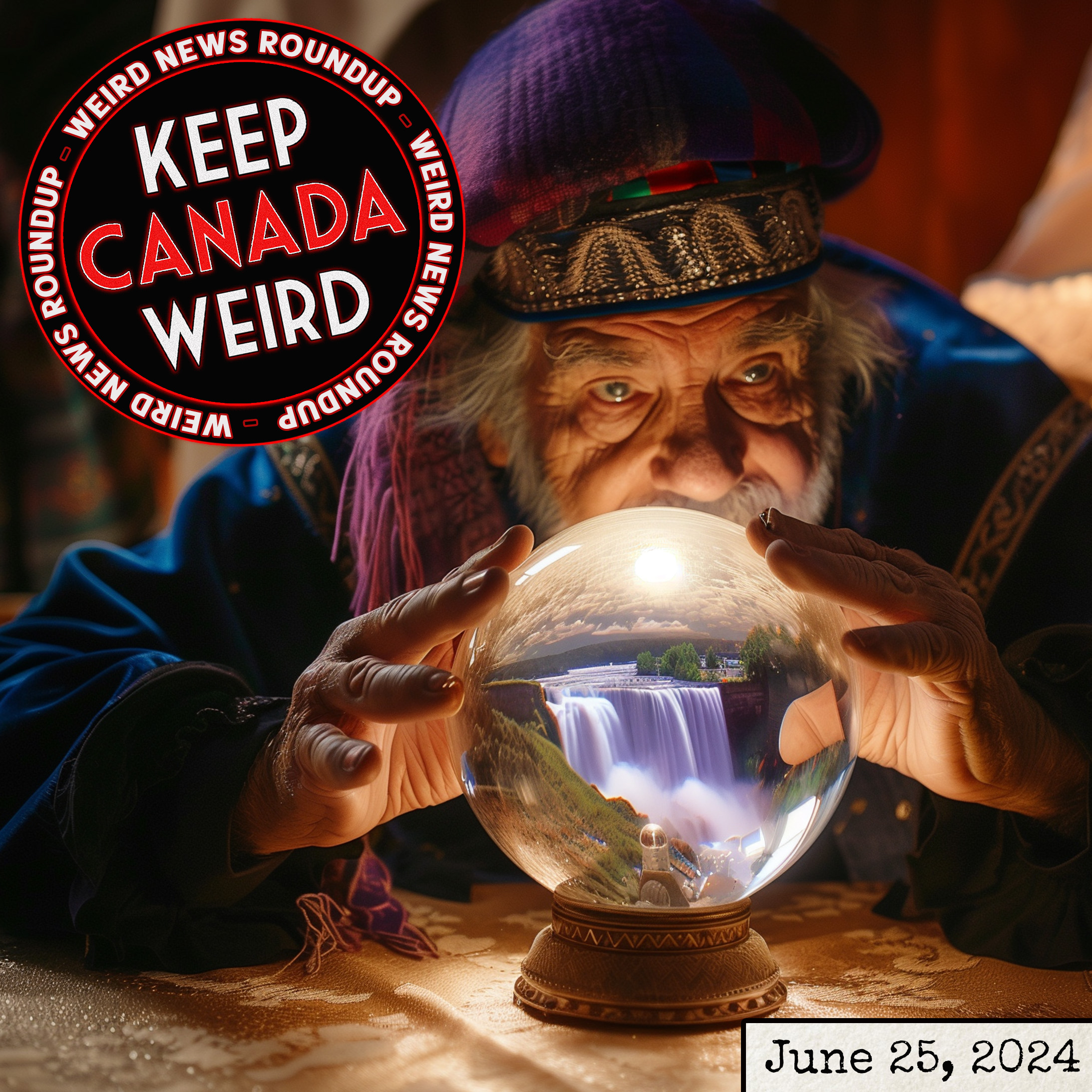 120 - June 25, 2024 - Canada's office robots, a psychic scam, an MP with a bad map, DEER INVASION: ALBERTA episode artwork