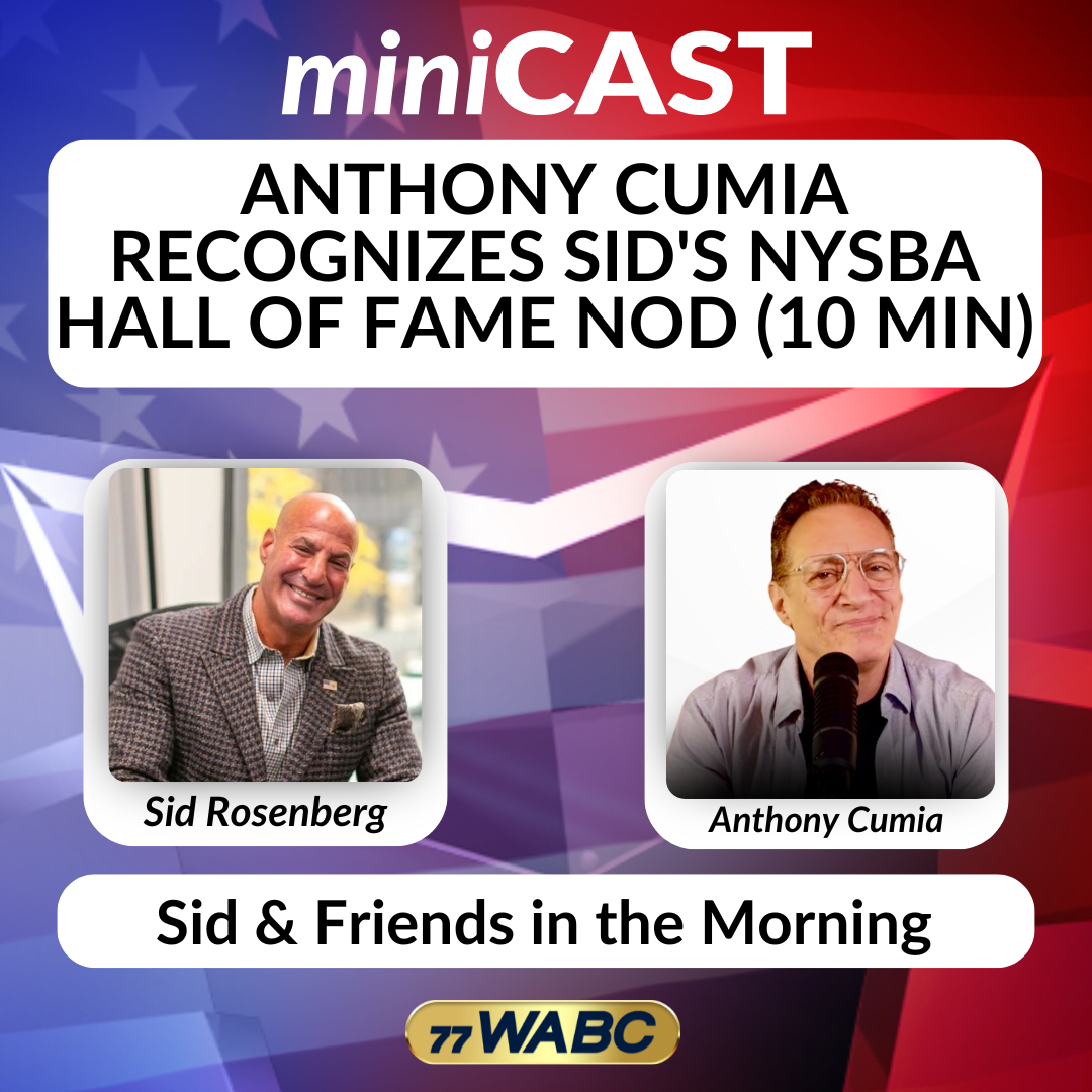 Anthony Cumia Recognizes Sid's NYSBA Hall of Fame Nod (10 min) | 06-30-26 episode artwork
