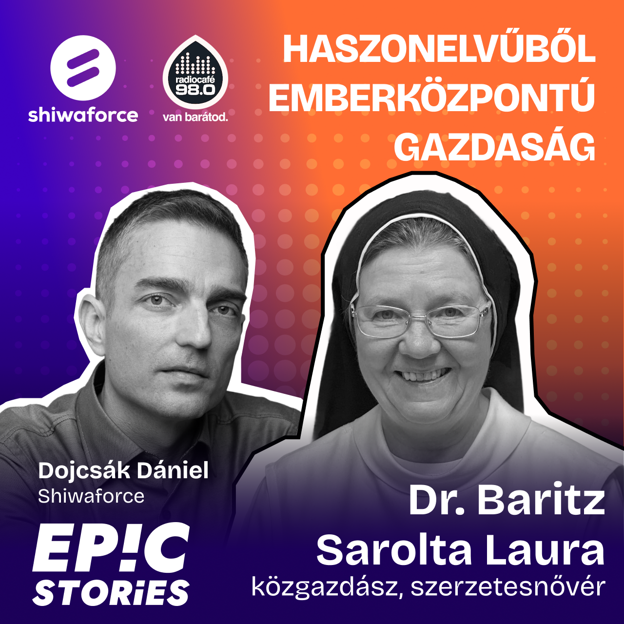 Dr. Baritz Sarolta Laura nővér (közgazdászból lett dominikánus női szerzetes): Hogyan formálható a haszonelvű gazdaság emberközpontúvá?