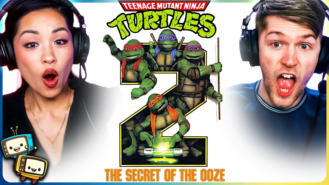 TEENAGE MUTANT NINJA TURTLES II: THE SECRET OF THE OOZE (1991) Movie Reaction! | First Time Watch! episode artwork
