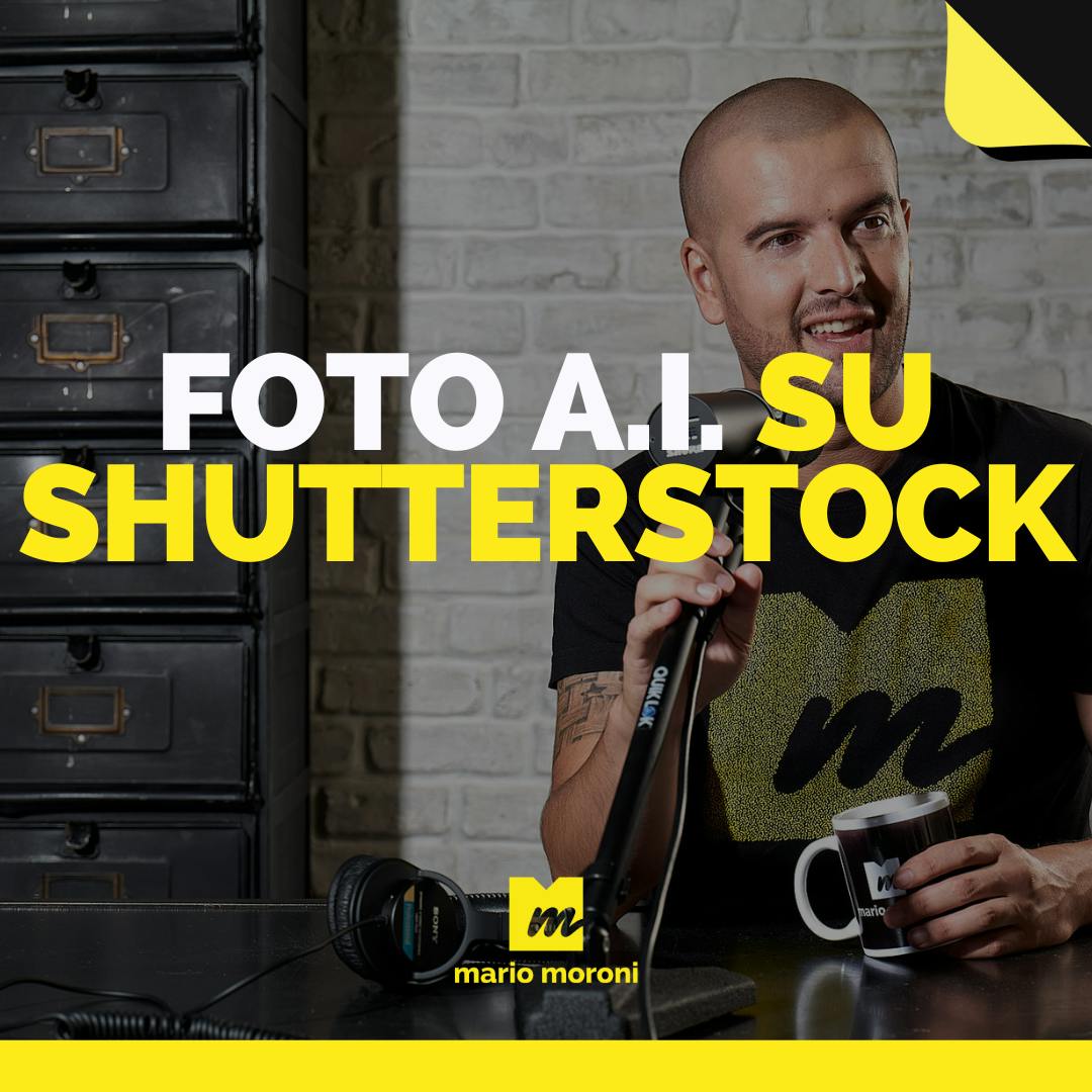 Le foto create dall’intelligenza artificiale saranno vendute da Shutterstock