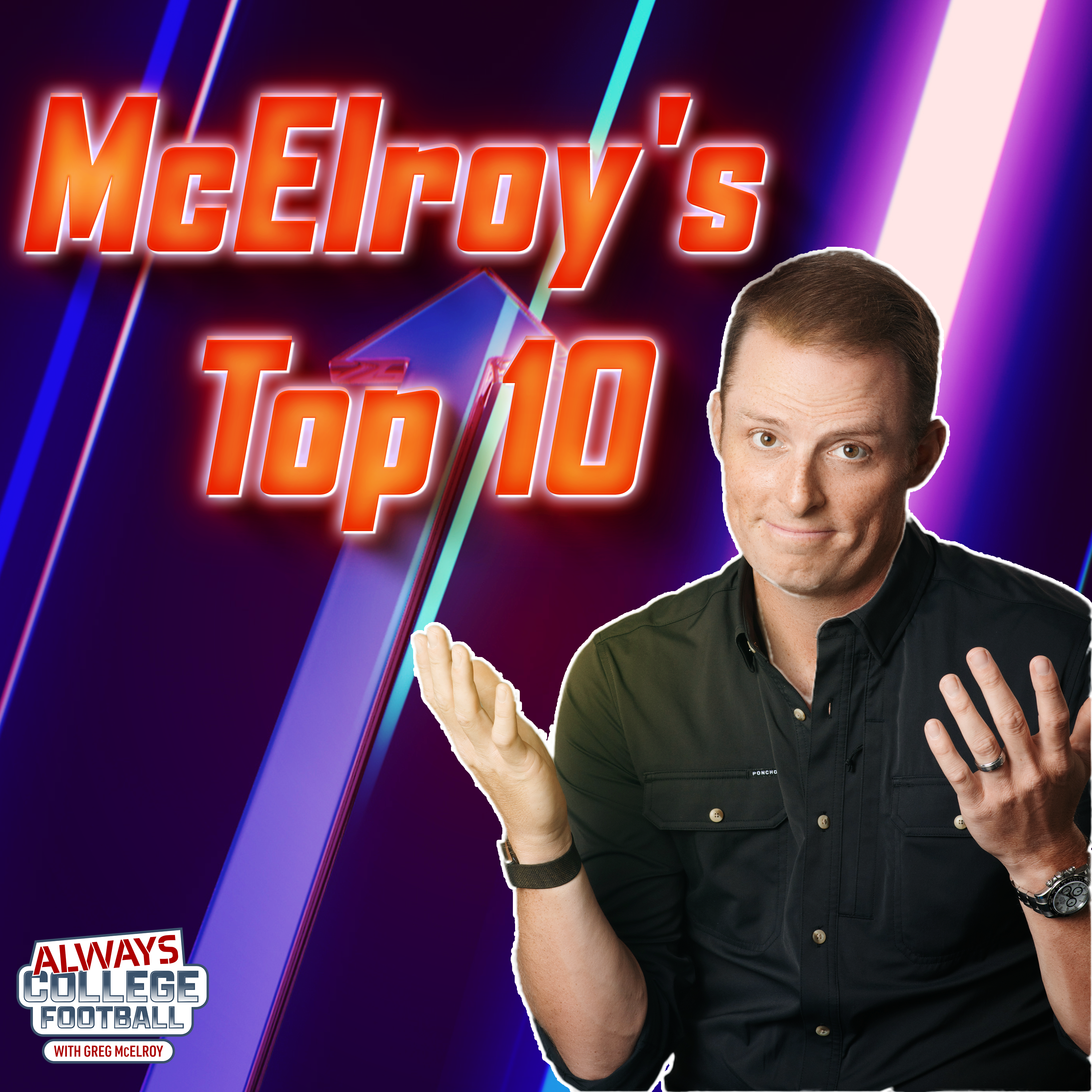 Greg McElroy’s Preseason Top 10! | Always College Football episode artwork