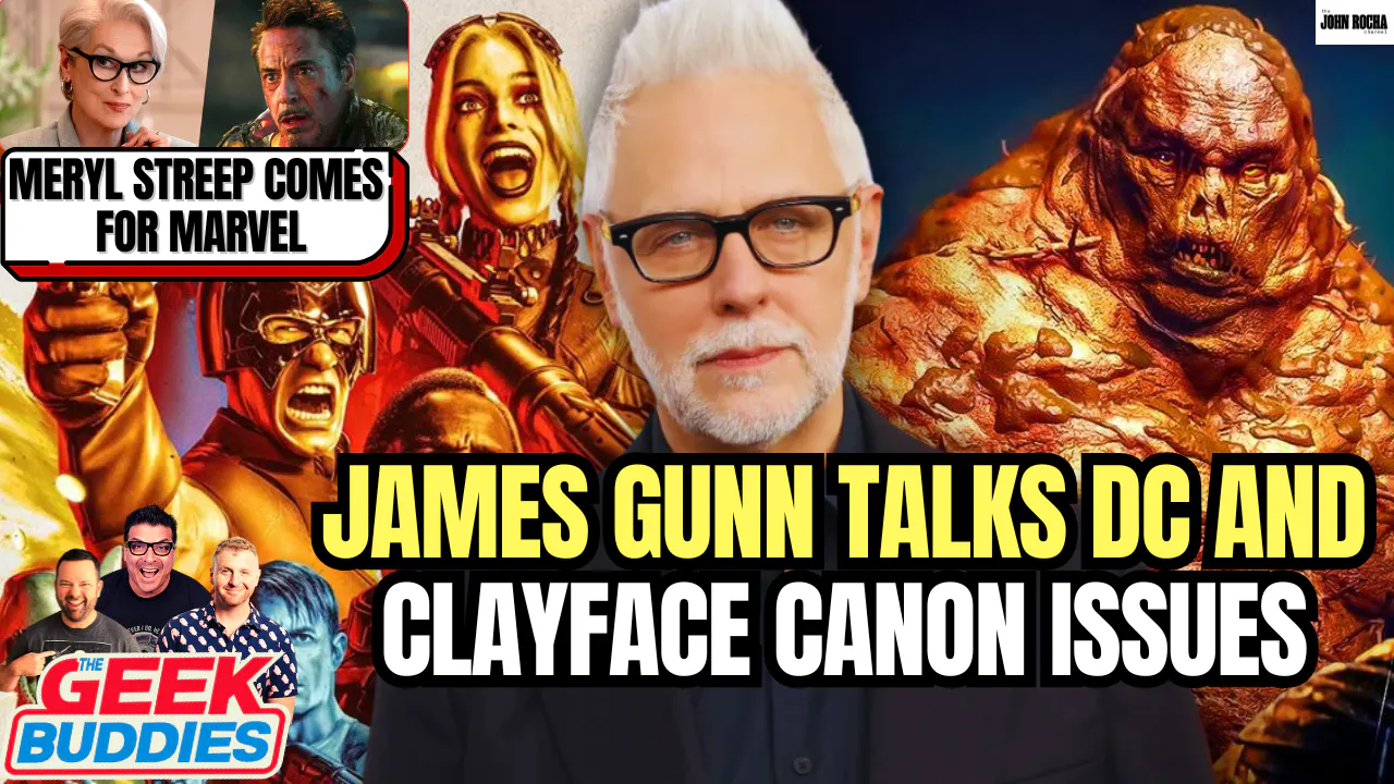 James Gunn Talks DC and Clayface Canon Issues, Meryl Streep Comes for Marvel episode artwork