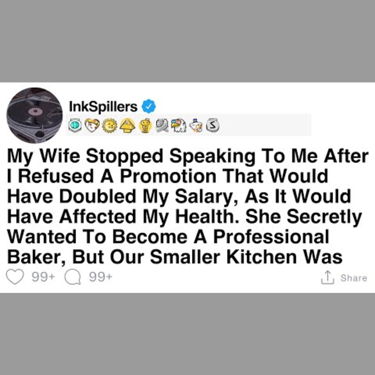 Wife's Silence: Declining a Job Promotion Over Health Concerns