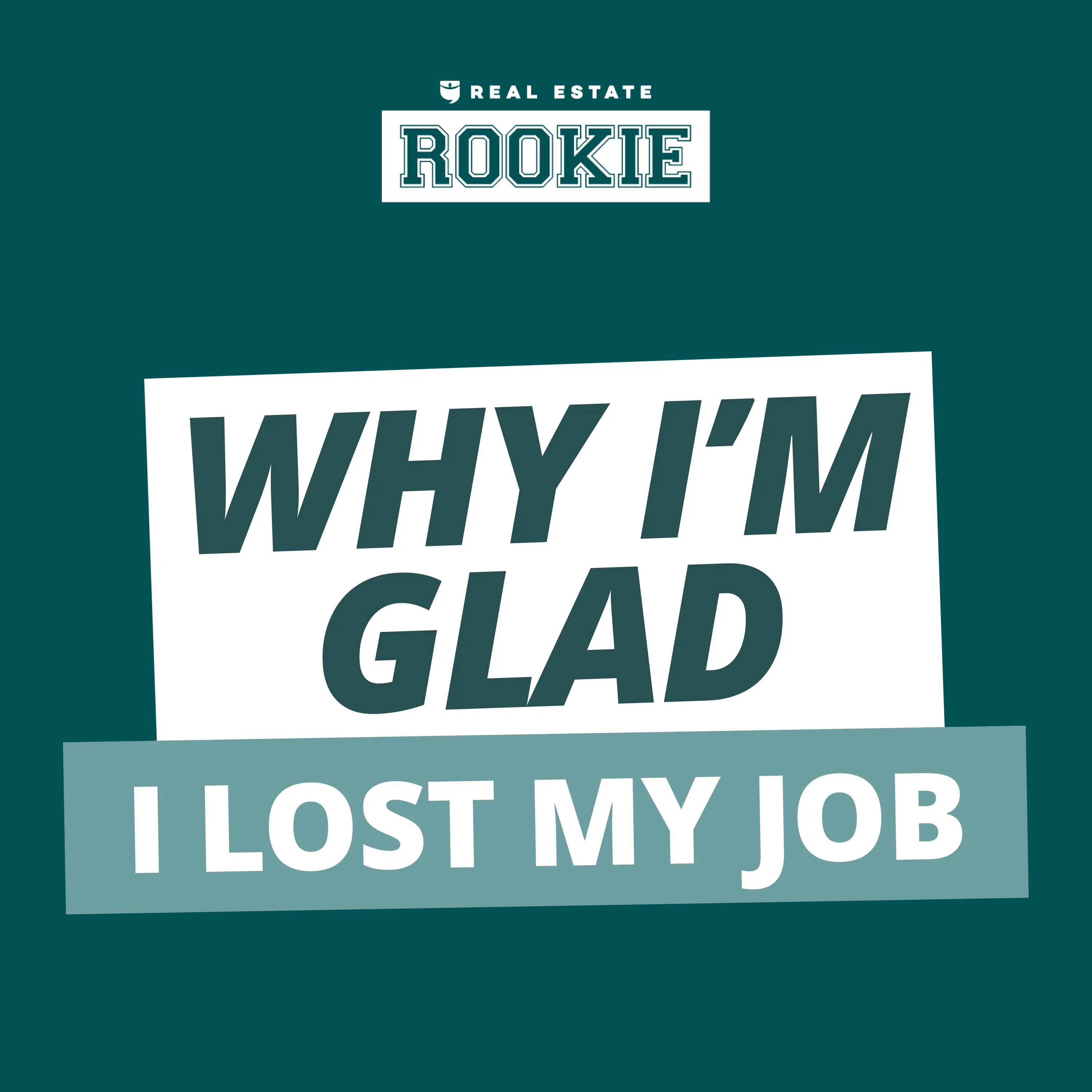 146: Rookie Reply: How Tony Robinson Lost His Job (and Found His Freedom)