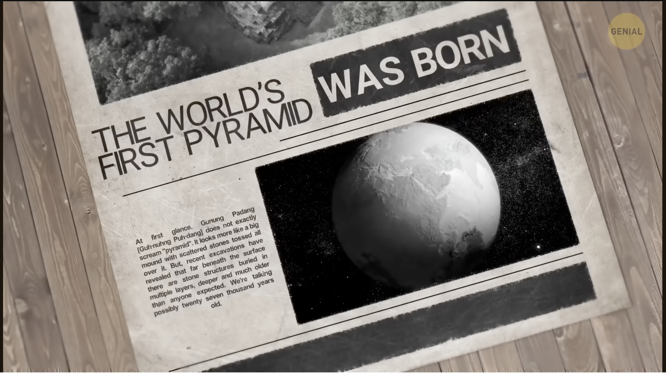 Arqueólogos encontraron una pirámide más antigua que la historia