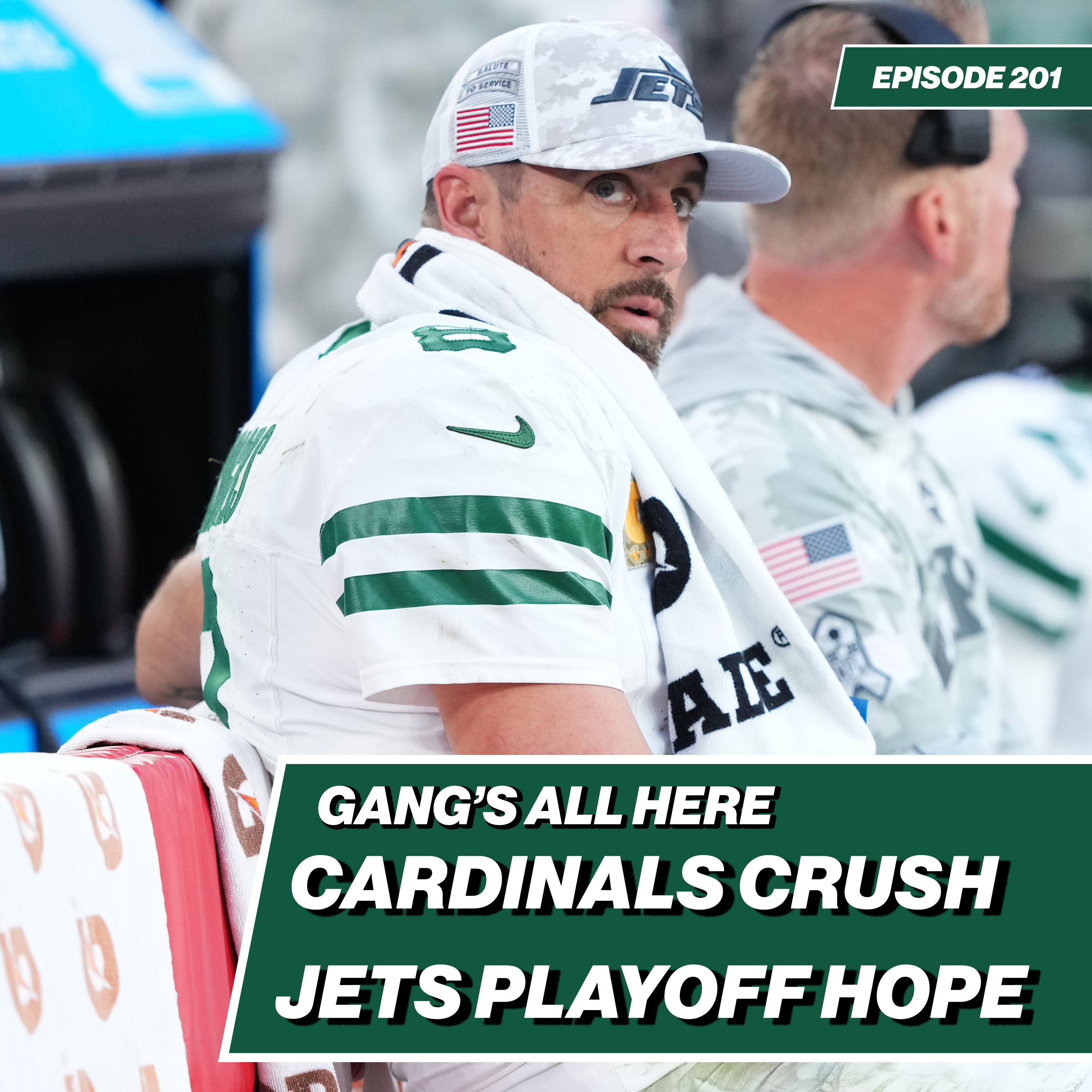 Cardinals crush the Jets and season hopes 31-6 | Gang's All Here Postgame Live Show episode artwork