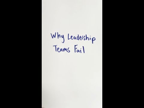 Why Leadership Teams Fail episode artwork