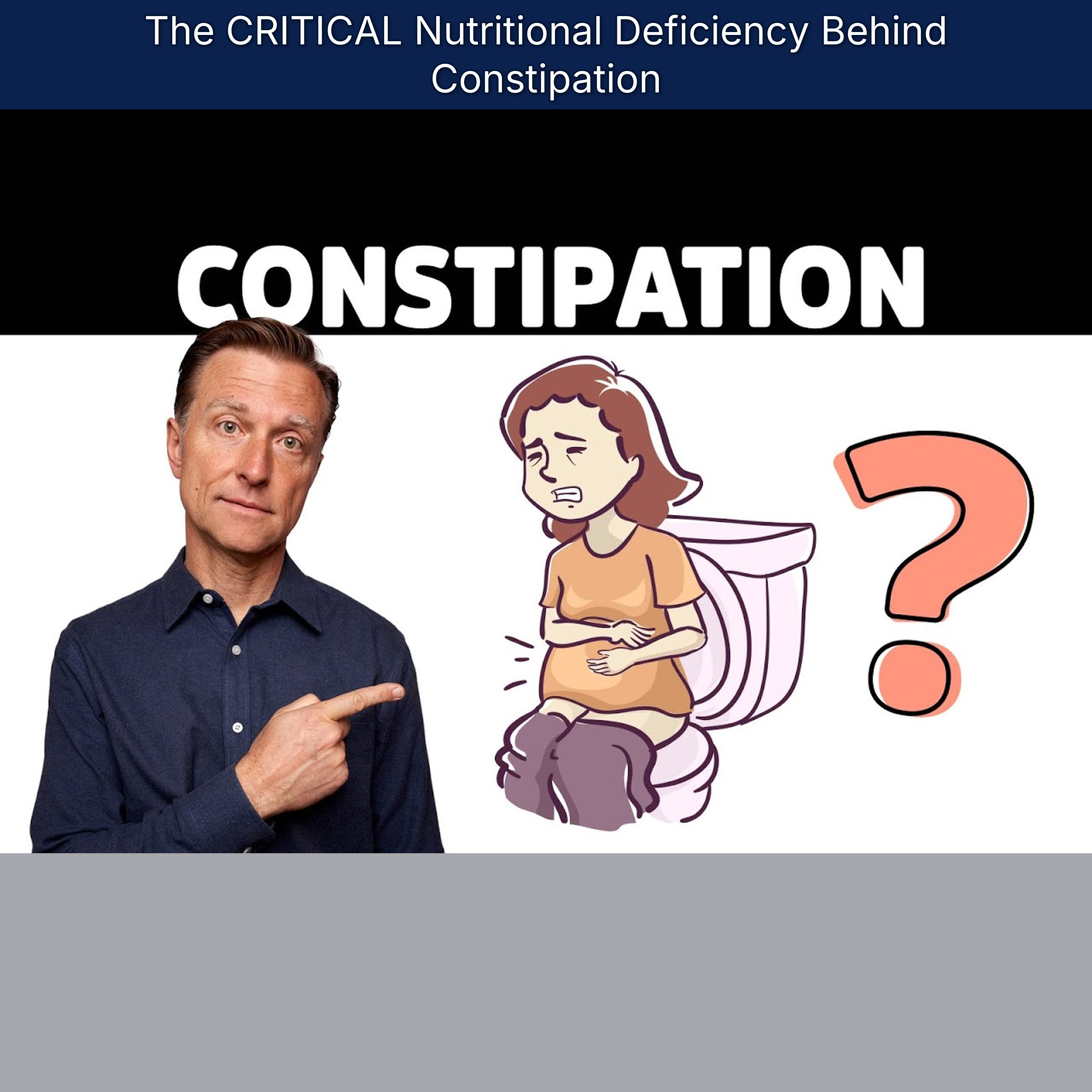 The CRITICAL Nutritional Deficiency Behind Constipation episode artwork