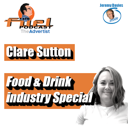 Clare Sutton - Clarion Comms: Food & Drink industry Special episode artwork