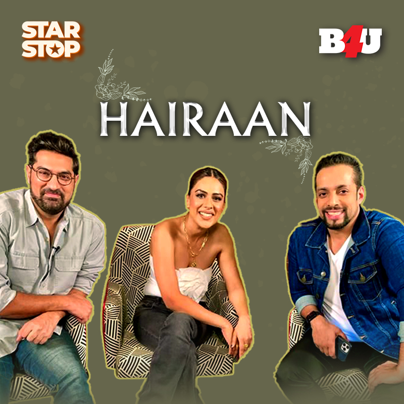 STAR STOP VJ SALIL WITH KUNAAL ROY KAPUR & NIA SHARMA FOR HAIRAAN