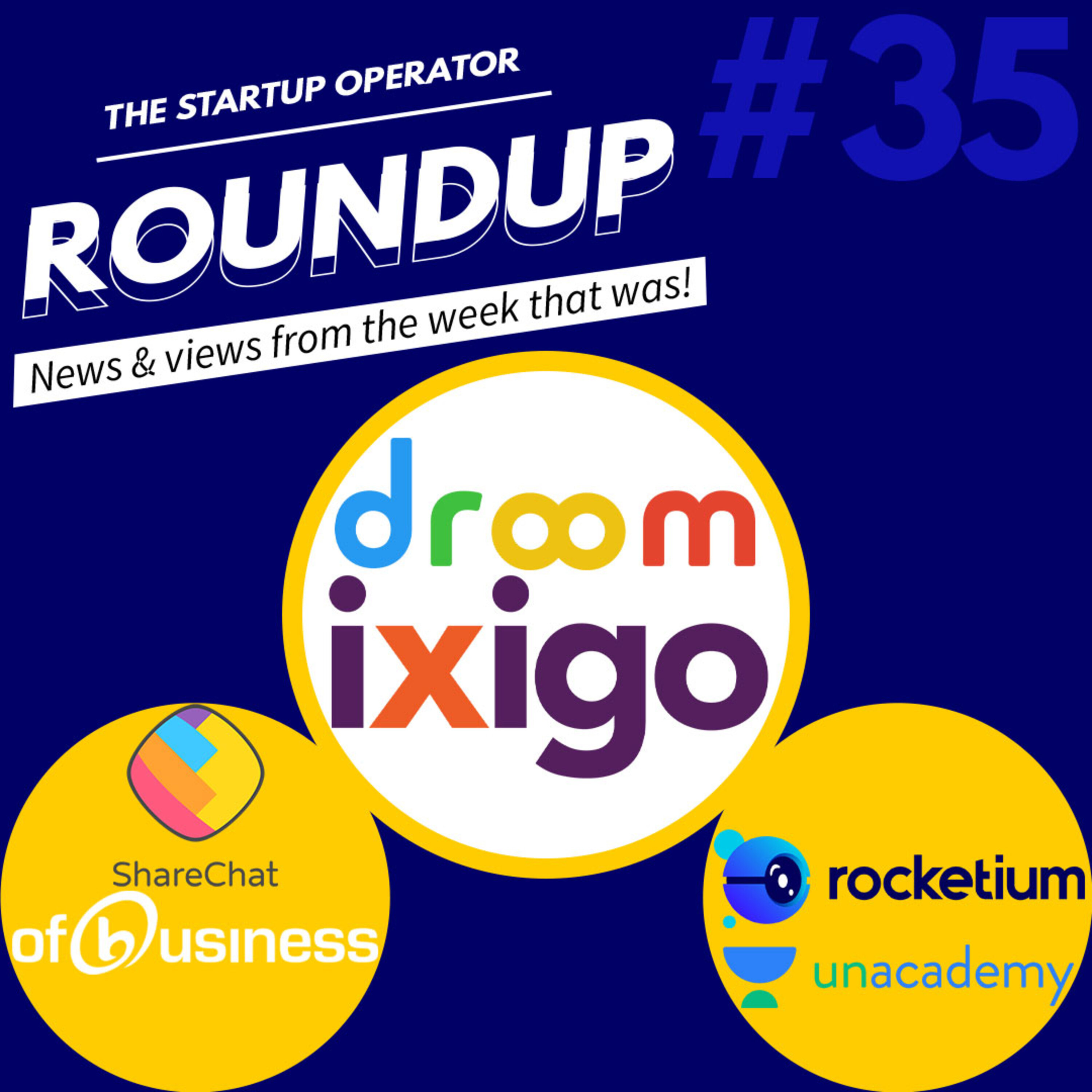 Roundup #35 : Droom and OfBusiness turn unicorns, Unacademy's new acquisition and more! episode artwork