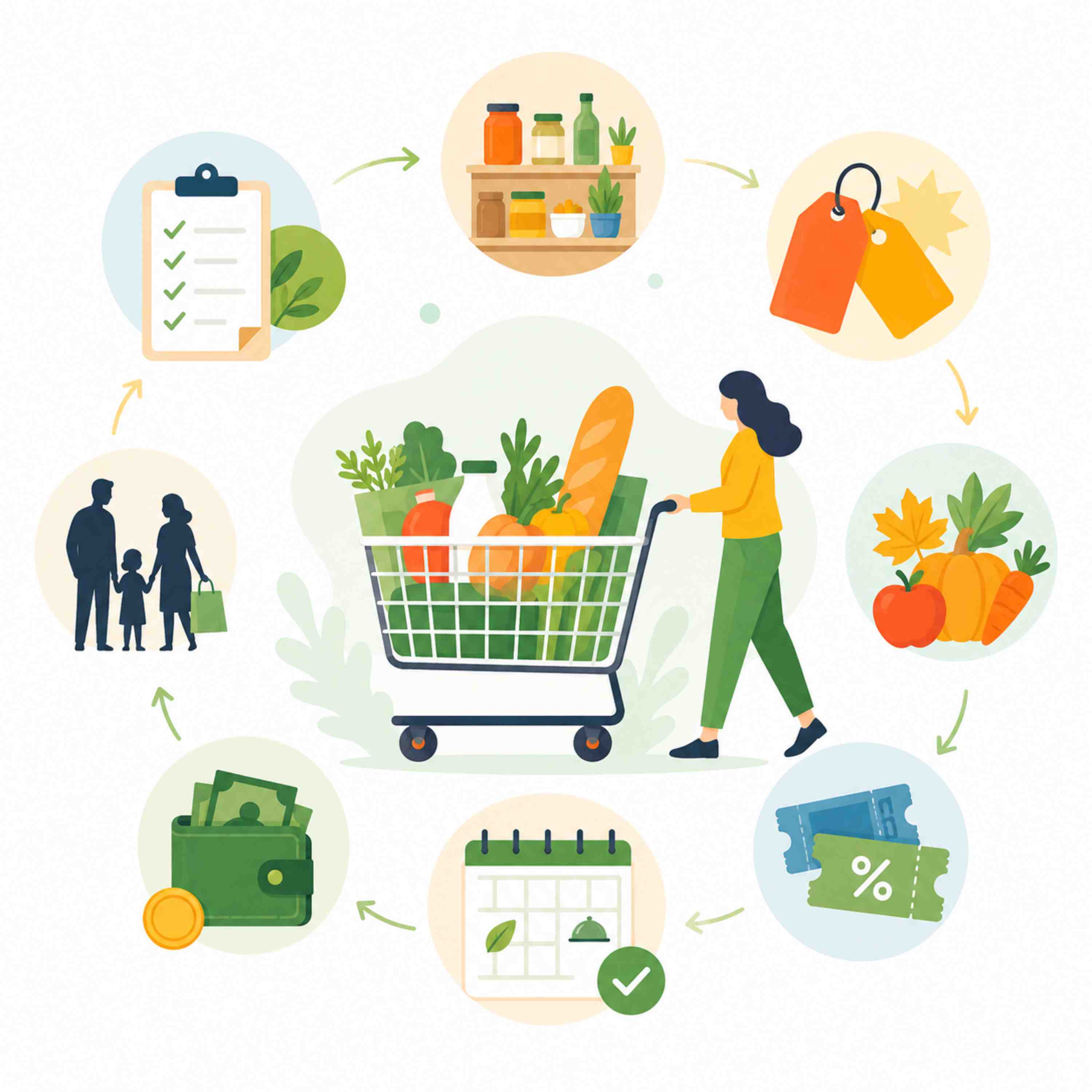 3641: 8 Tips to Save Money on Groceries by Amanda Brownlow of Hello Brownlow on Frugal Living