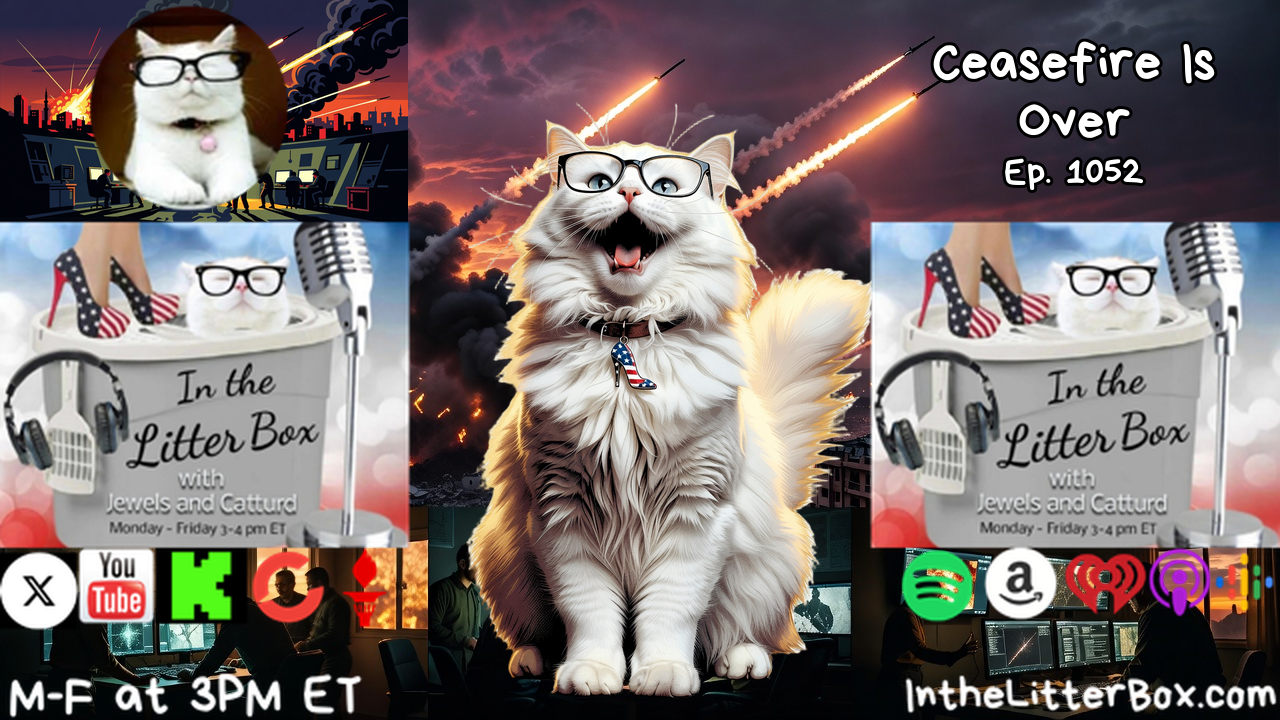 Ceasefire Is Over | In the Litter Box w/ Jewels & Catturd – Ep. 1052 – 7/9/2026