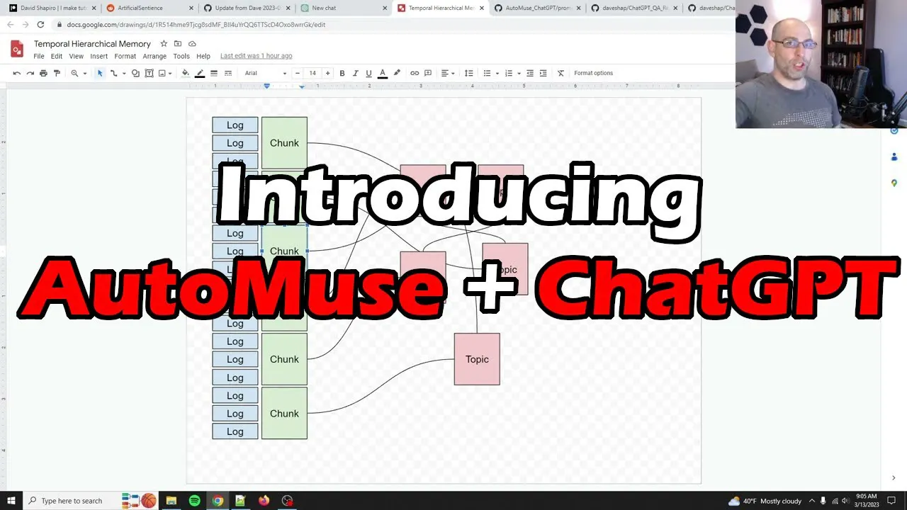 Introducing AutoMuse ChatGPT - Working on Temporal Hierarchical Memories for AGI & ACE systems | Artificial Intelligence Masterclass Episode cover