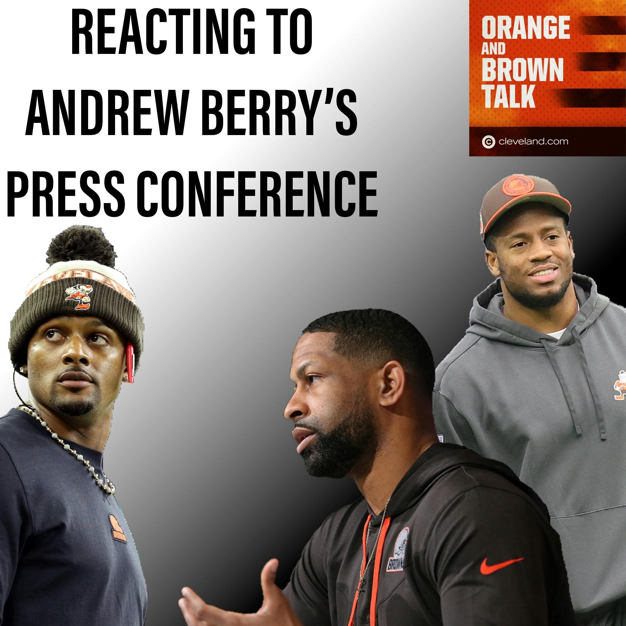 Deshaun Watson and Joe Flacco can coexist on the Browns and more reaction to Andrew Berry’s press conference