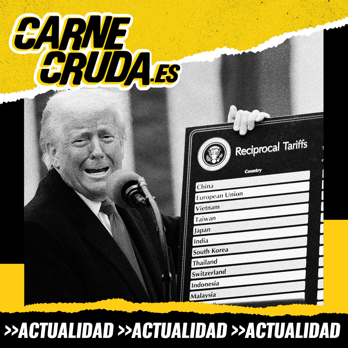 El plan de Trump: aranceles para dummies (CARNE CRUDA #1497)