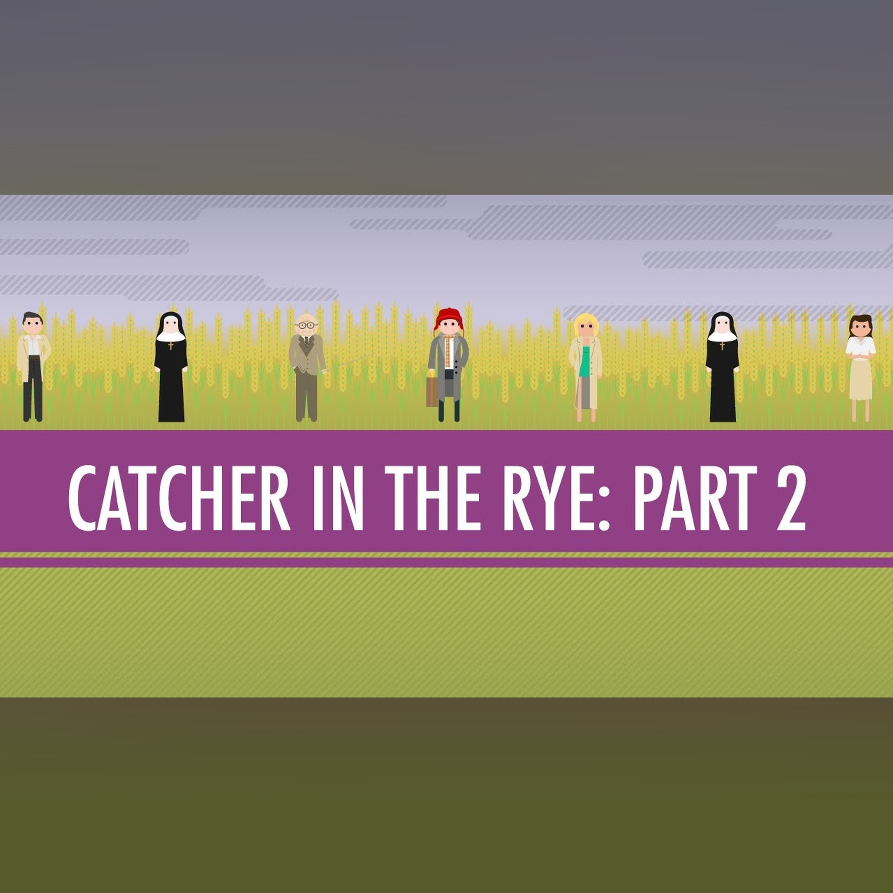 Holden, JD, and the Red Cap - The Catcher in the Rye Part 2: Crash Course English Literature #7 episode artwork