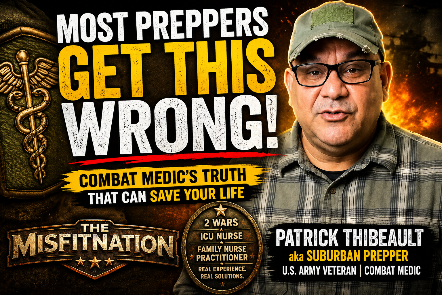 When 911 Can’t Come: Combat Medic Patrick Thibeault on Survival, Preparedness & Staying Calm Under Pressure