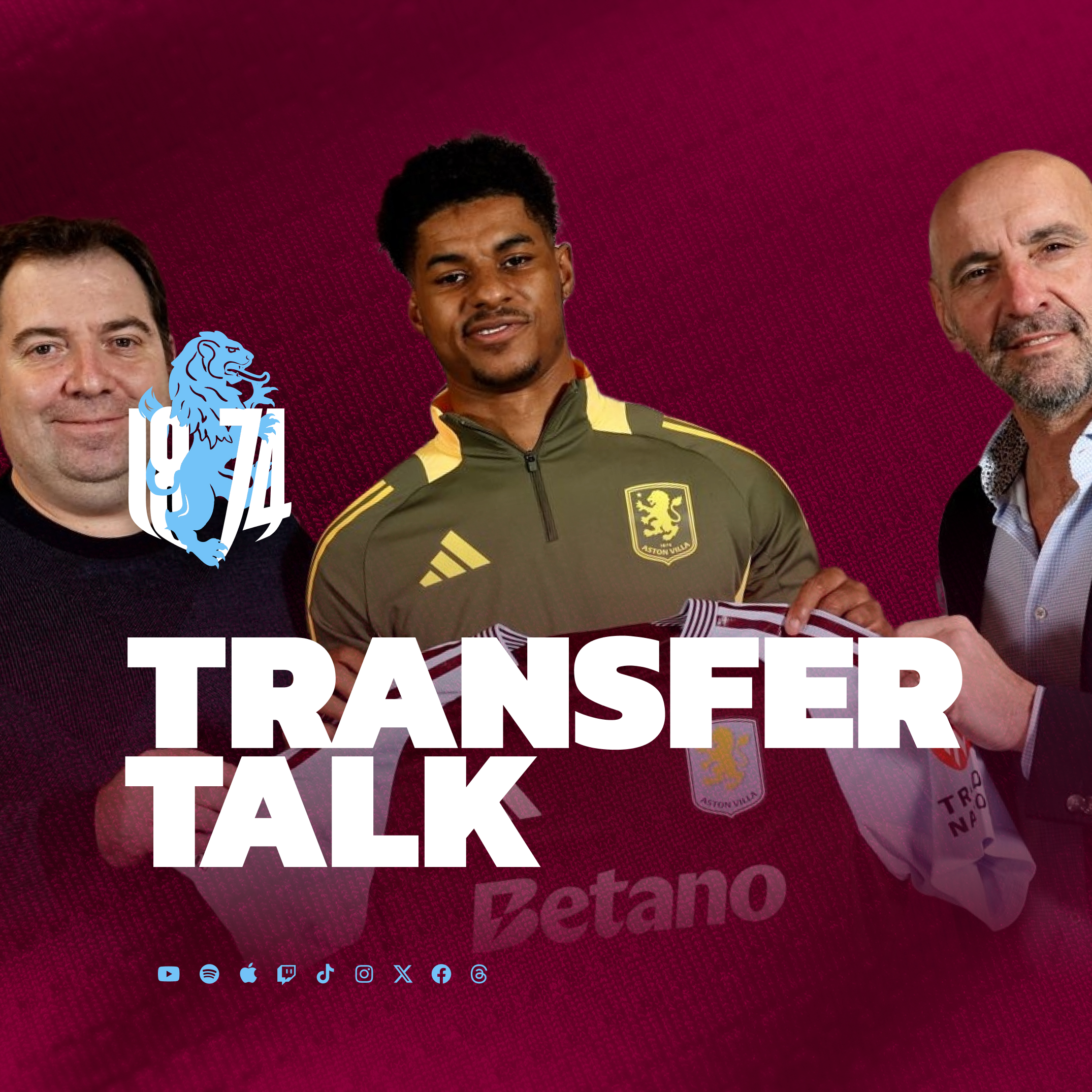 Transfer Talk: Rashford signs for Villa REACTION and transfer update.