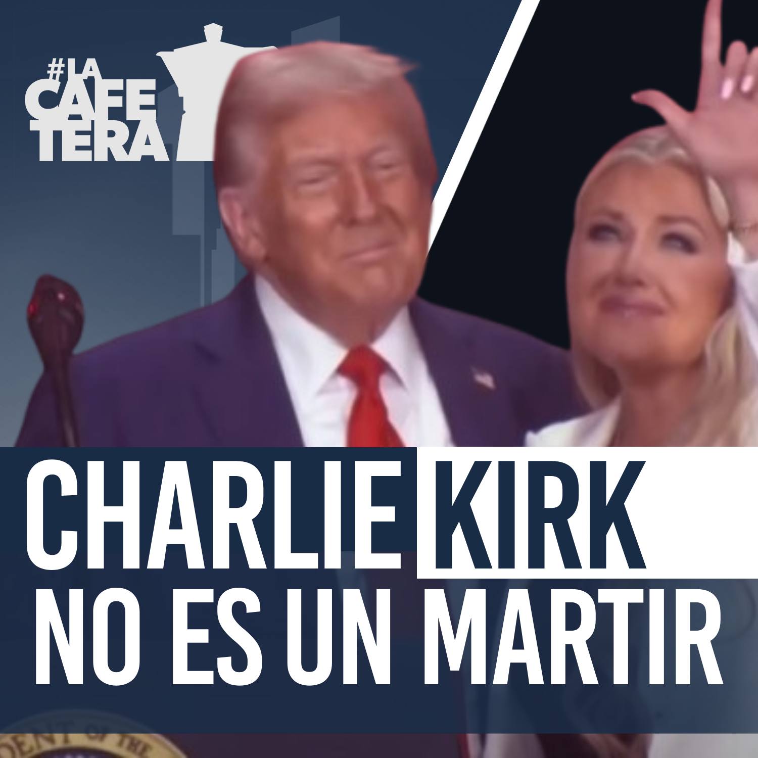 Charlie Kirk no fue mártir: el funeral que blanquea la polarización  | PODCAST LA CAFETERA | #LaCafeteraFuneralDelOdio