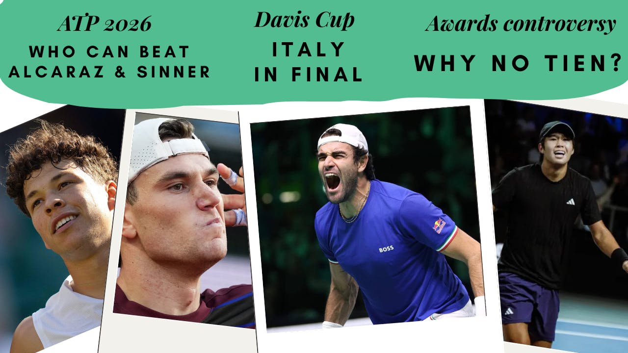 Davis Cup: Italy beats Belgium after 17-15 tie break win sees Cobolli beat Bergs | ATP awards controversy | Who can challenger Alcaraz & Sinner in 2026?