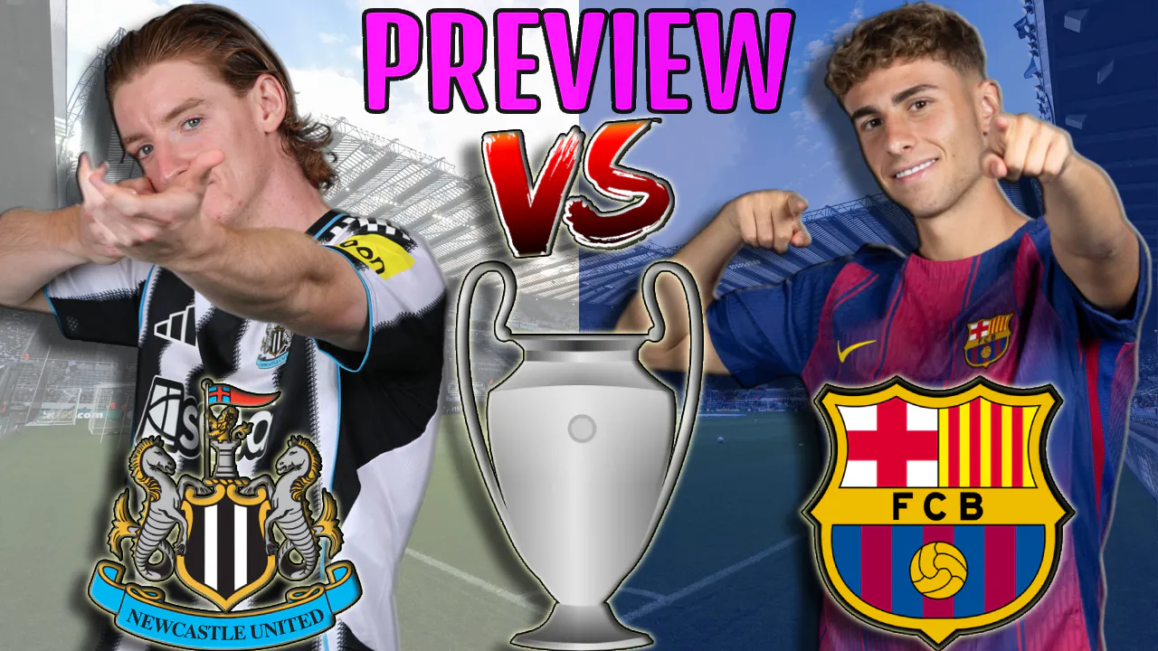 🎥 Newcastle vs. Barcelona - Match Preview (UEFA Champions League Round of 16, 1st Leg, 2025/2026) 🎥 Newcastle vs. Barcelona - Match Preview (UEFA Champions League Round of 16, 1st Leg, 2025/2026)