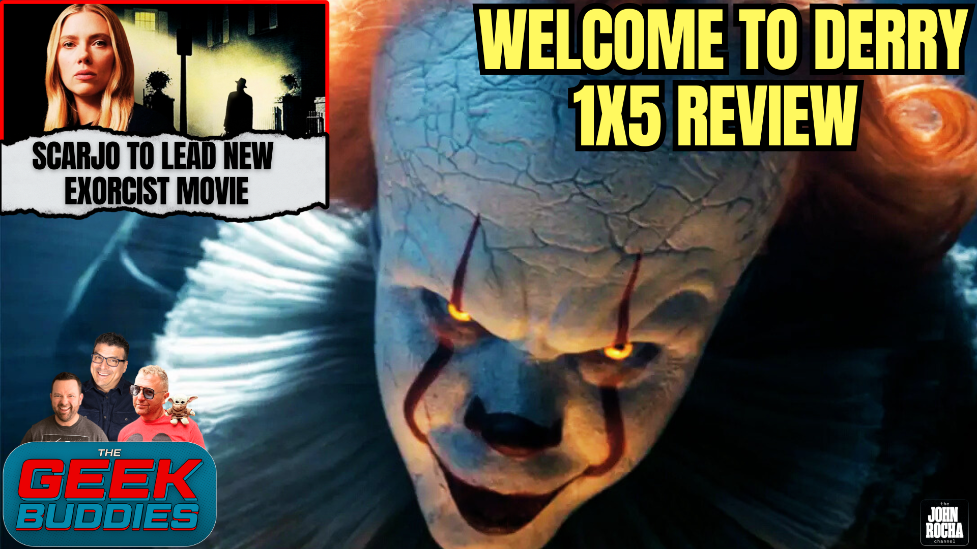 ScarJo To Lead New Exorcist Movie, Welcome to Derry 1x5, Pluribus 1x4 Reviews