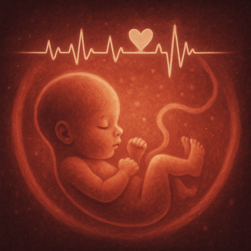 Baby Heartbeat in the Womb | Soothing Prenatal Sounds for Sleep and Bonding
