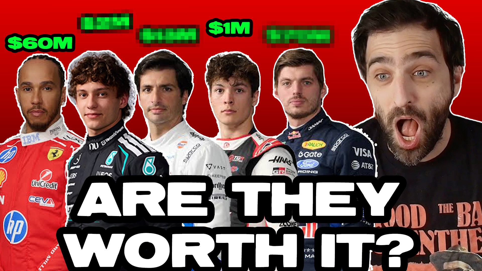 F1 DRIVERS' SALARIES REVEALED — ARE THEY WORTH IT? Feat.  Cameron CC ​