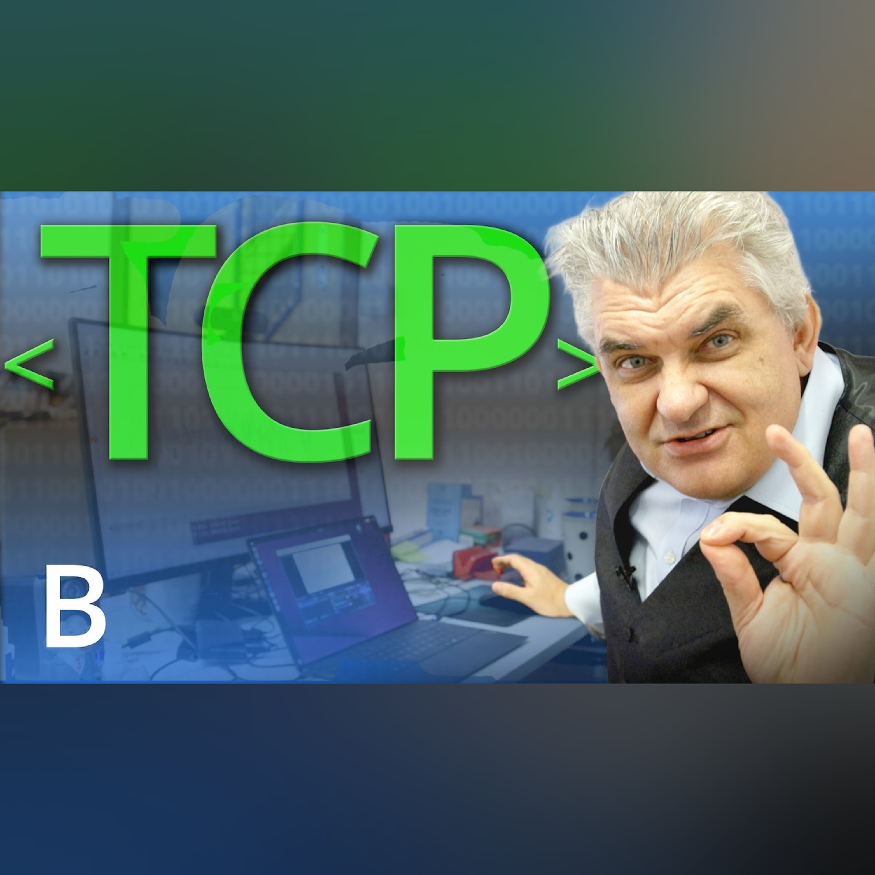 TCP b : Additive Increase Multiplicative Decrease and 'Slow Start' - Computerphile episode artwork