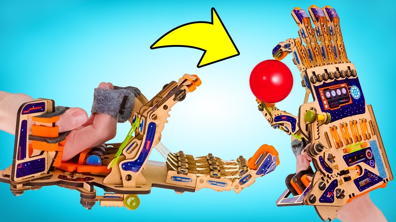 We Made a Real Working Robot Hand! DIY Science Fun