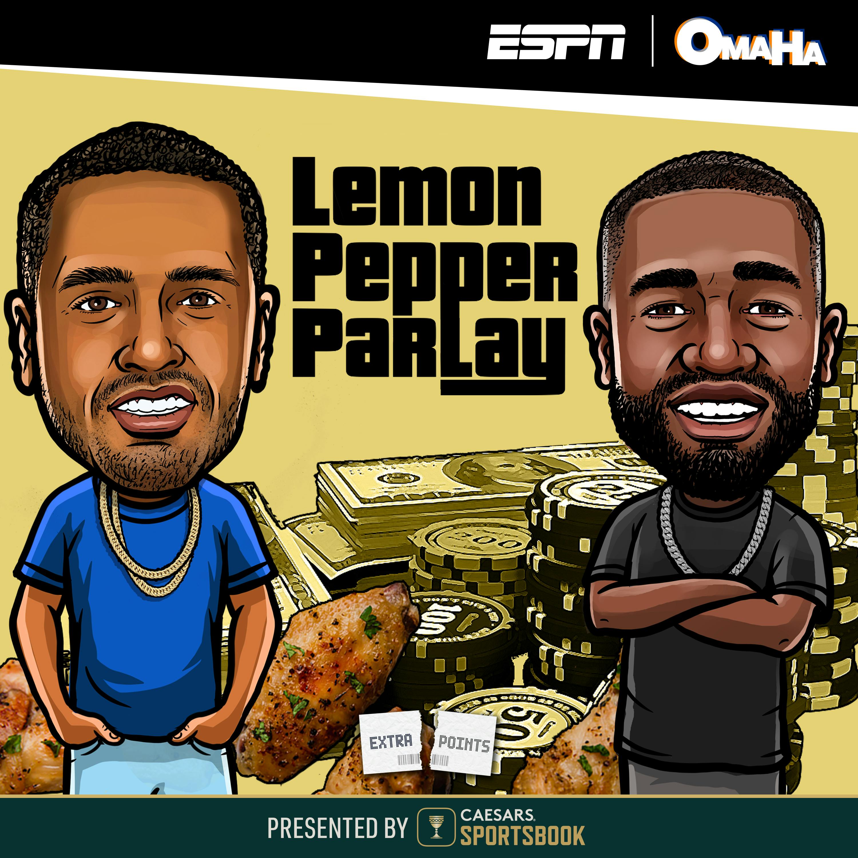 Lemon Pepper Parlay is back, division winners & Super Bowl LVIII predictions & TNF preview | Lemon Pepper Parlay