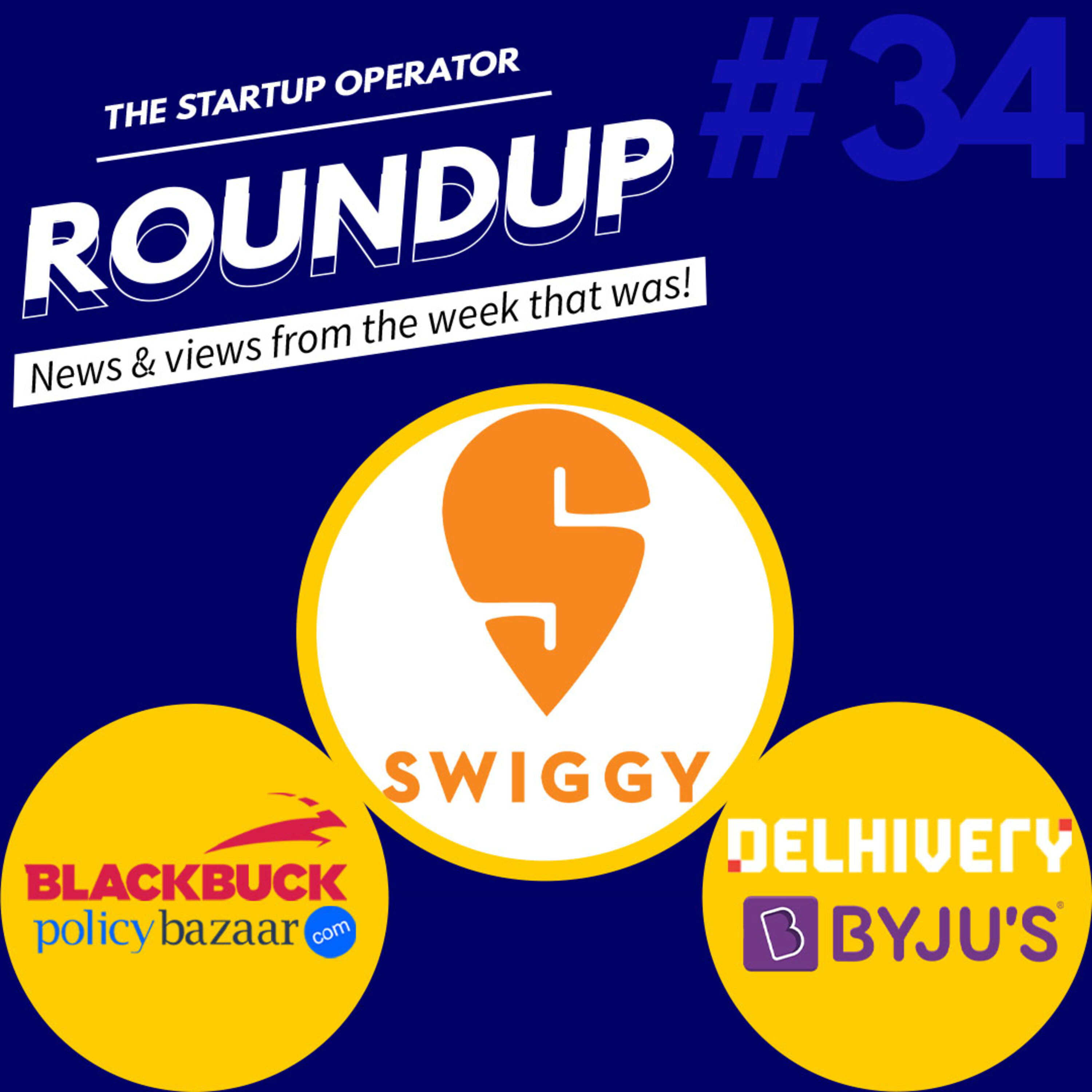 Roundup #34 : Byju's Acquisition spree, Blackbuck's new unicorn status and more! episode artwork