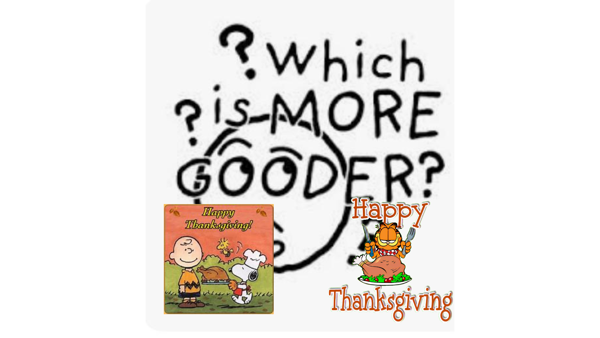 A Charlie Brown Thanksgiving Vs. Garfield's Thanksgiving