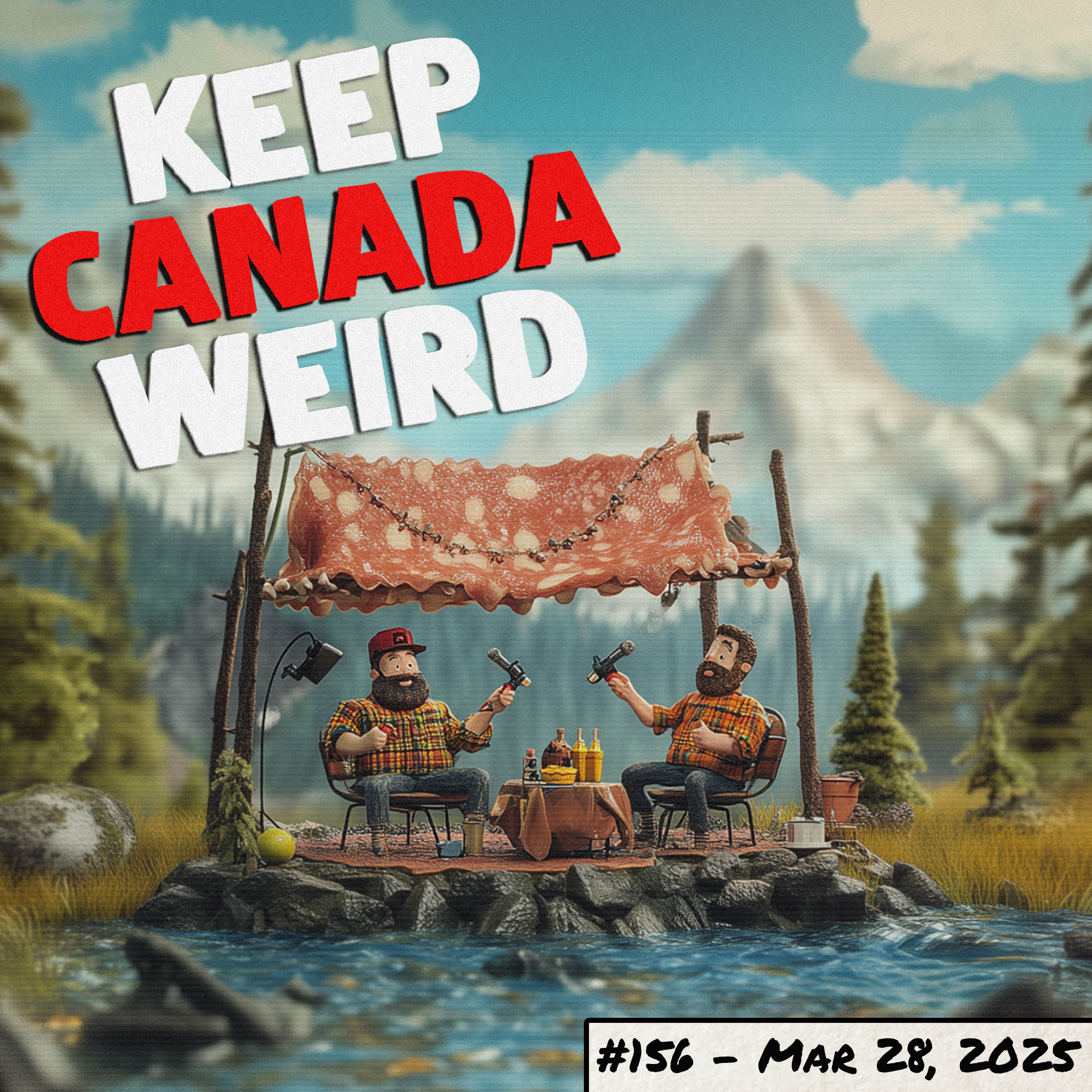 156 - 2025/03/28 - Quebec library, Gretzky defaced, deli meat, and perfume theft in Ontario episode artwork