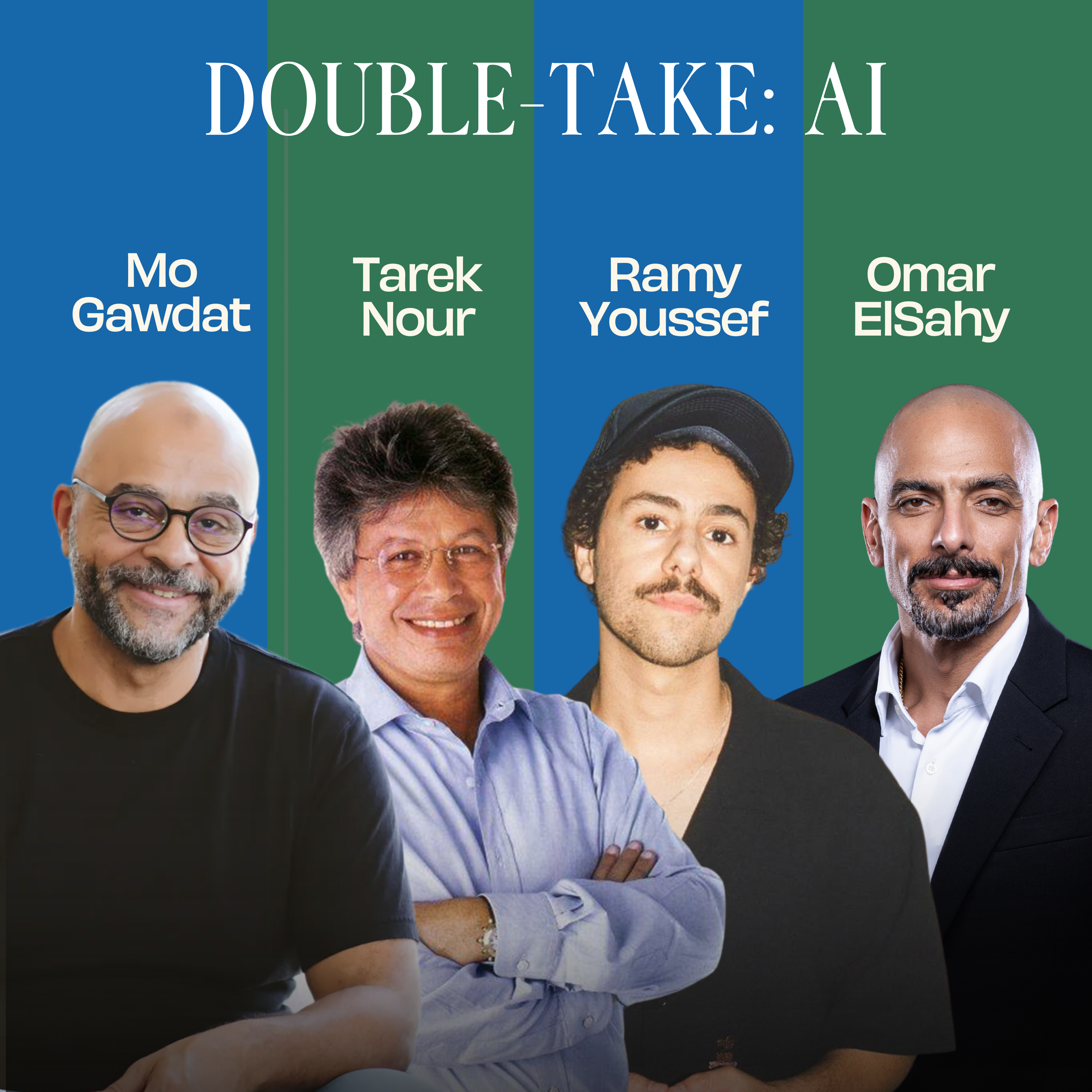 Our AI future, with Mo Gawdat, Tarek Nour, Omar Elsahy & Ramy Youssef