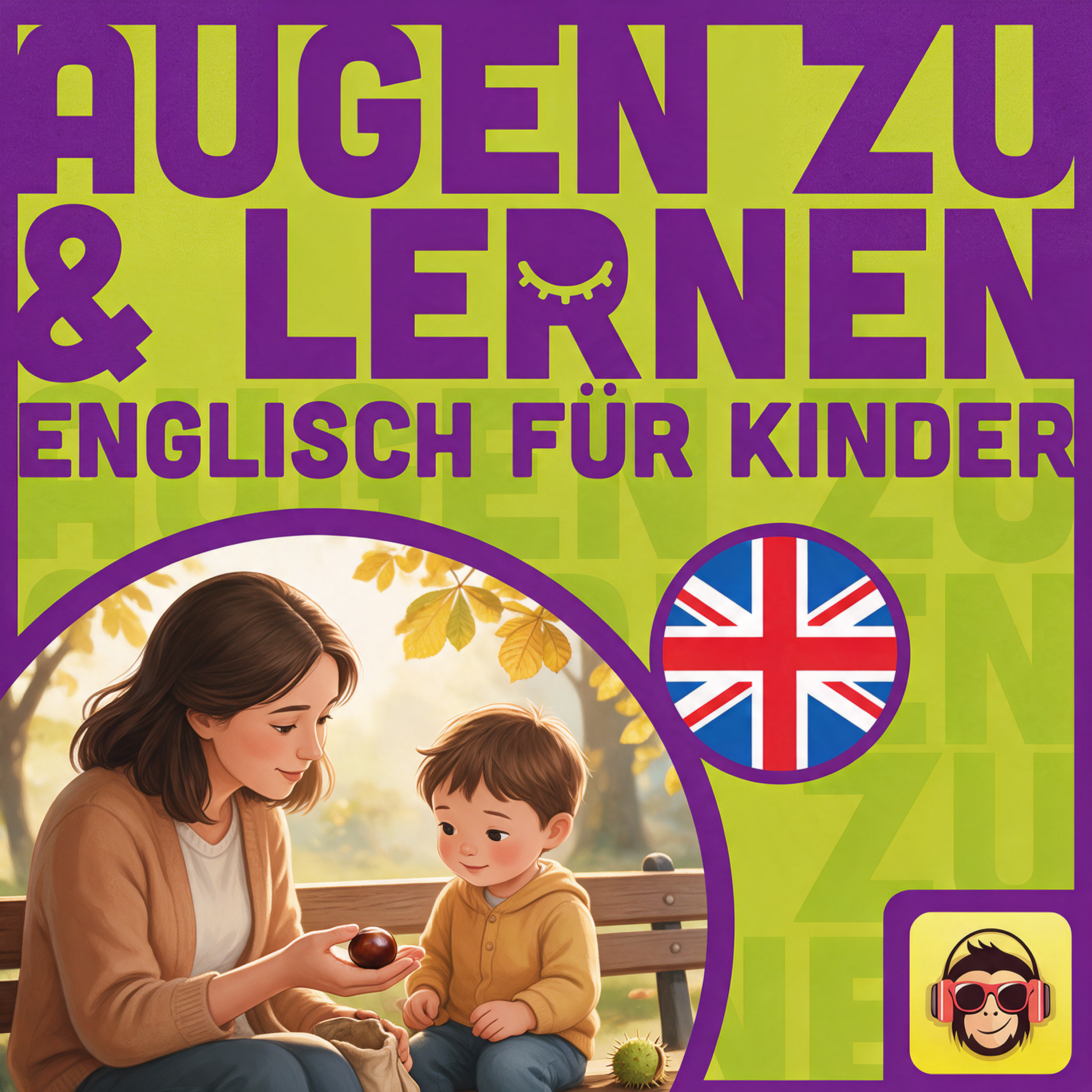 Cover: Englisch für Kinder: Beim Kastanien-Sammeln - Vokabeln zum Einschlafen