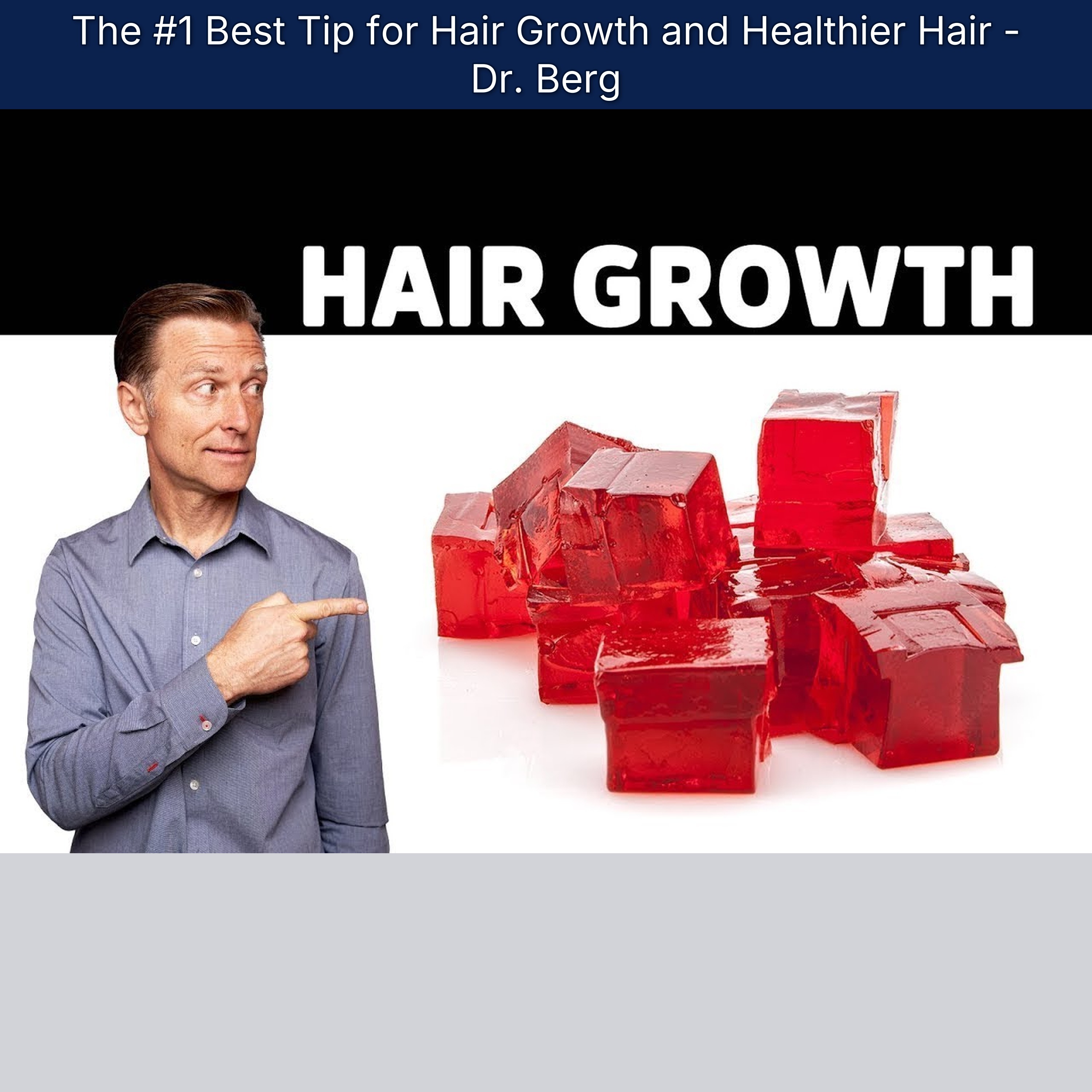 The #1 Best Tip for Hair Growth and Healthier Hair - Dr. Berg episode artwork